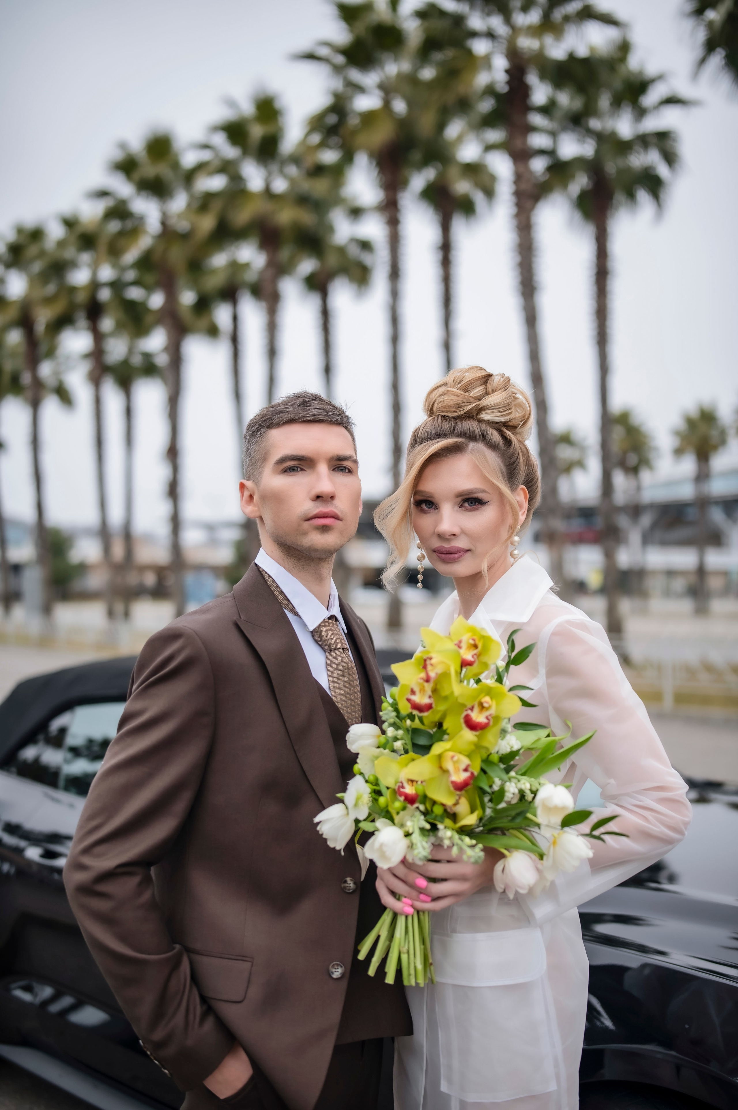 Свадьба в аллее пальм. Наталья Слесаренко фотограф в Сочи