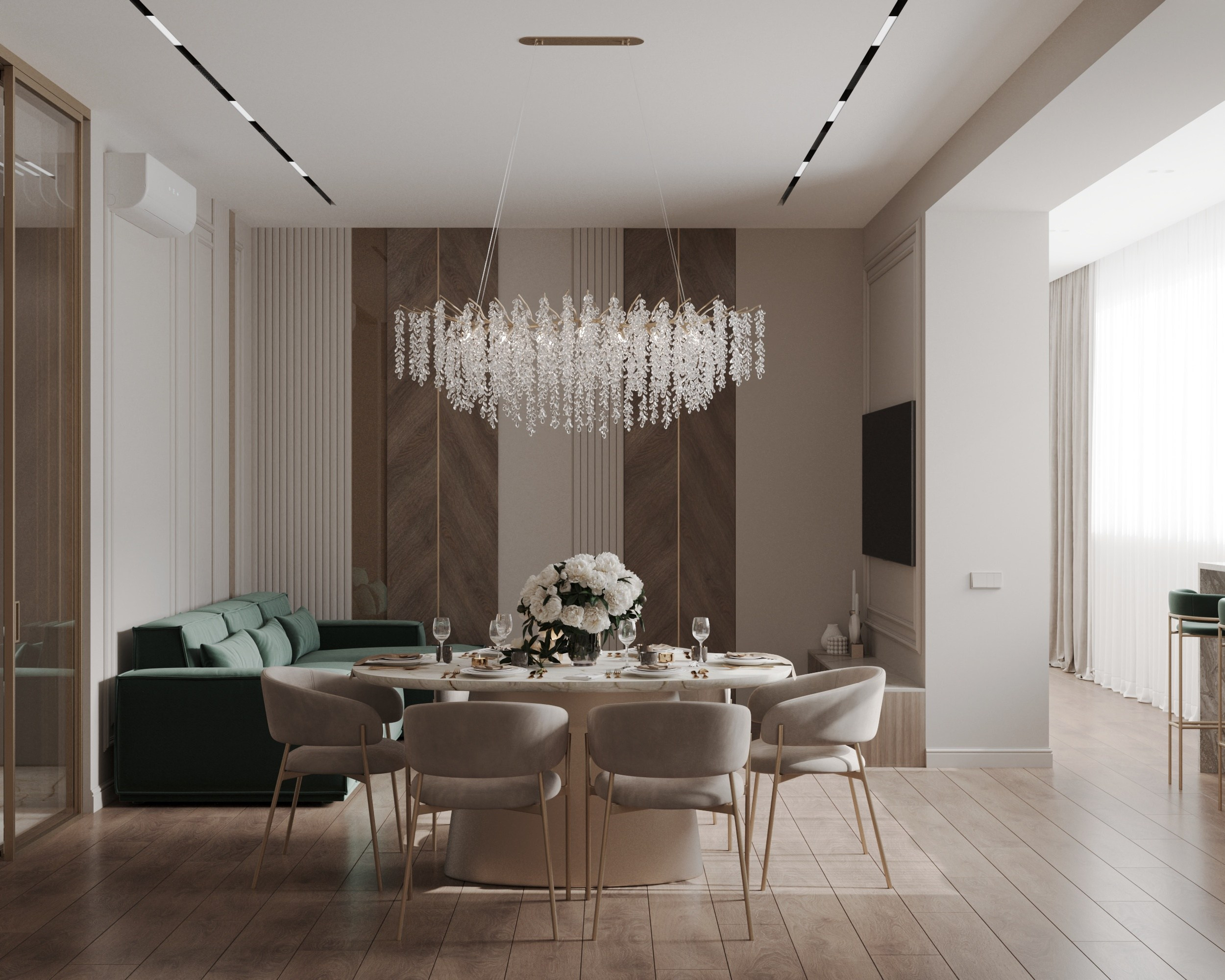 Дизайн-проект ЖК Foriver г. Москва. Дизайн интерьеров, 3D визуализации