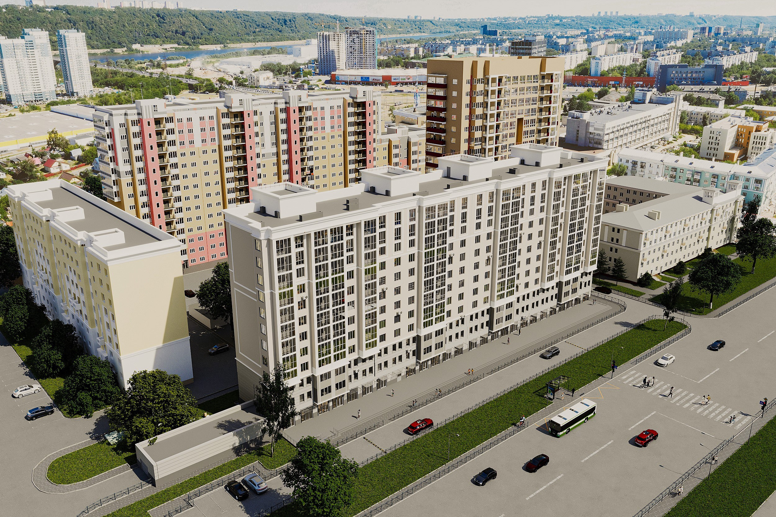 ЖК ИЮЛЬ Н.НОВГОРОД. 3D Художник| Дизайнер | Борисова Дарья