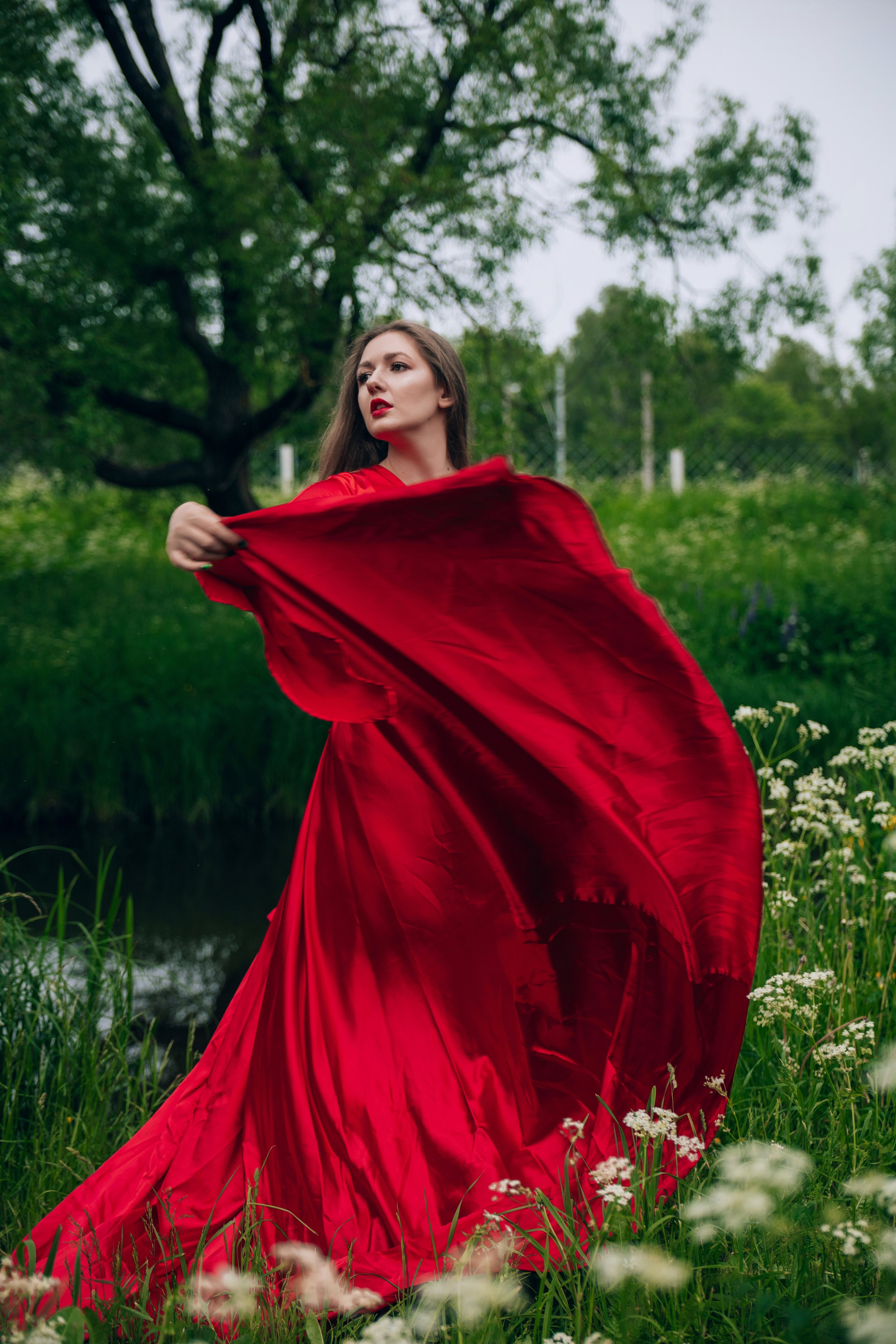Красное платье. Фотограф Александра Кузуб Санкт-Петербург