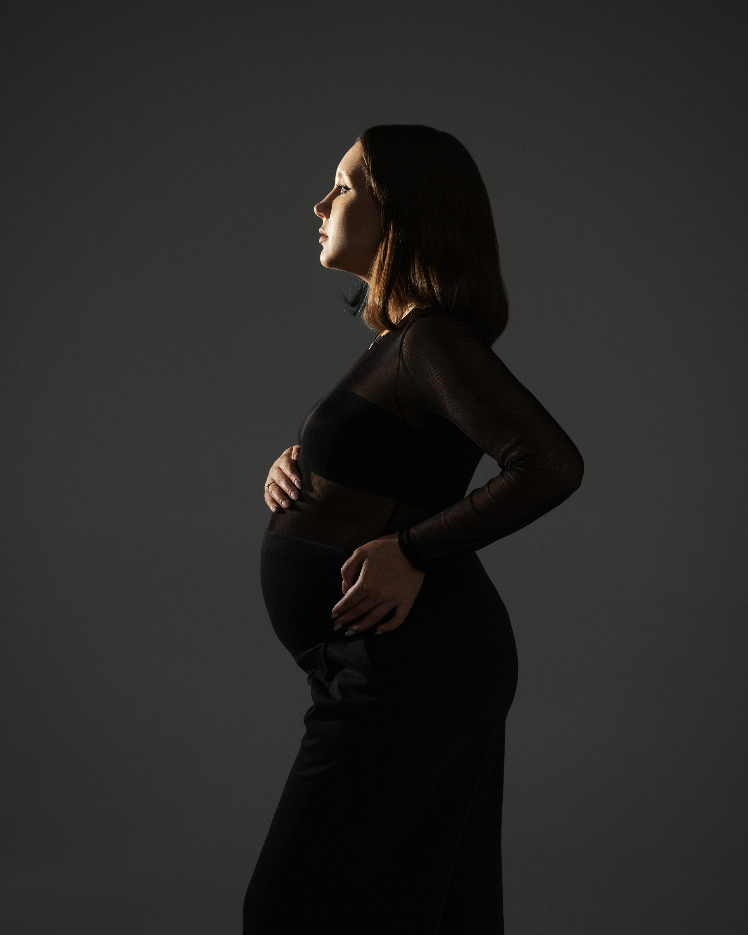 Парная съёмка беременности для танцора Алины и её мужа. Фотограф Кристина Берг