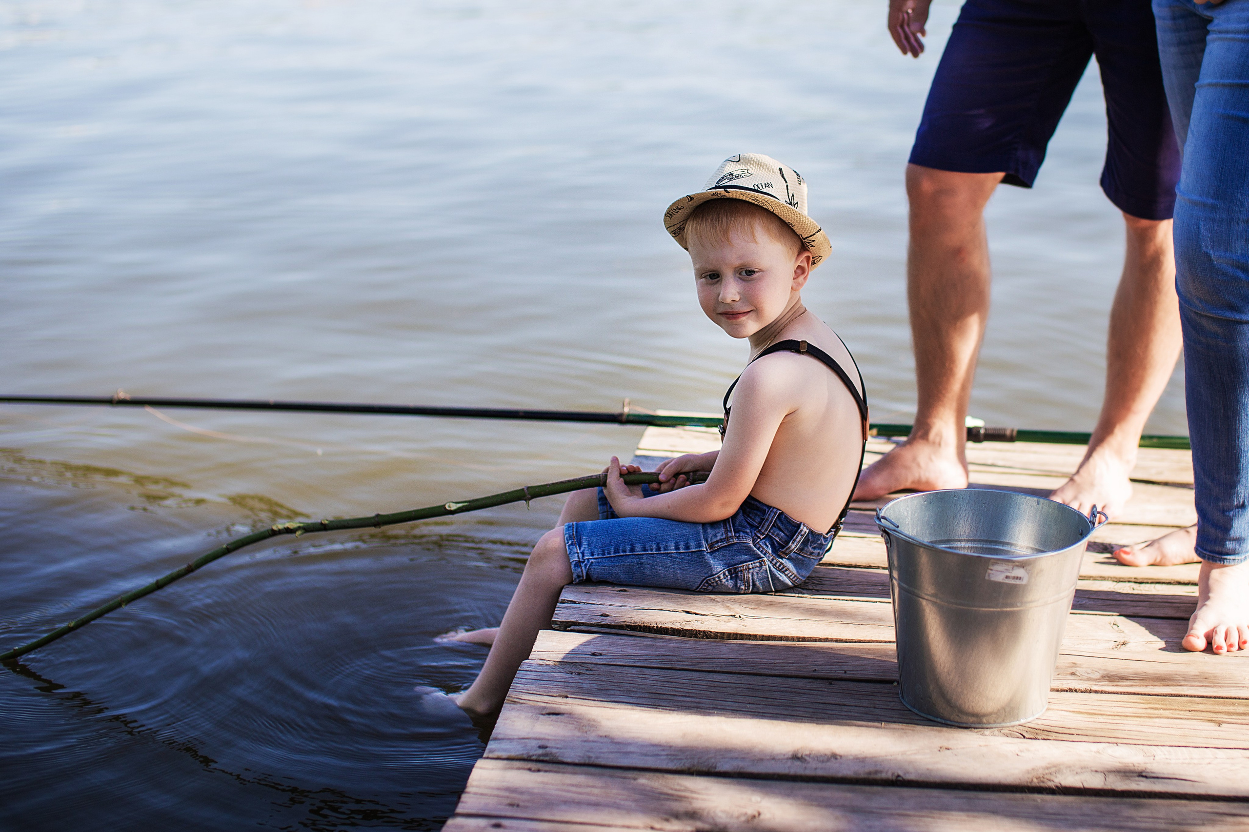 На рыбалке. Семейный фотограф в Саратове