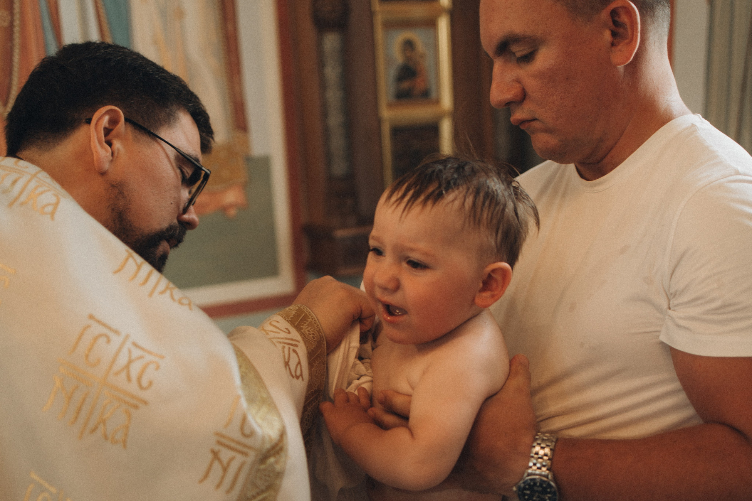 Таинство крещения. Семейный фотограф Москва и МО