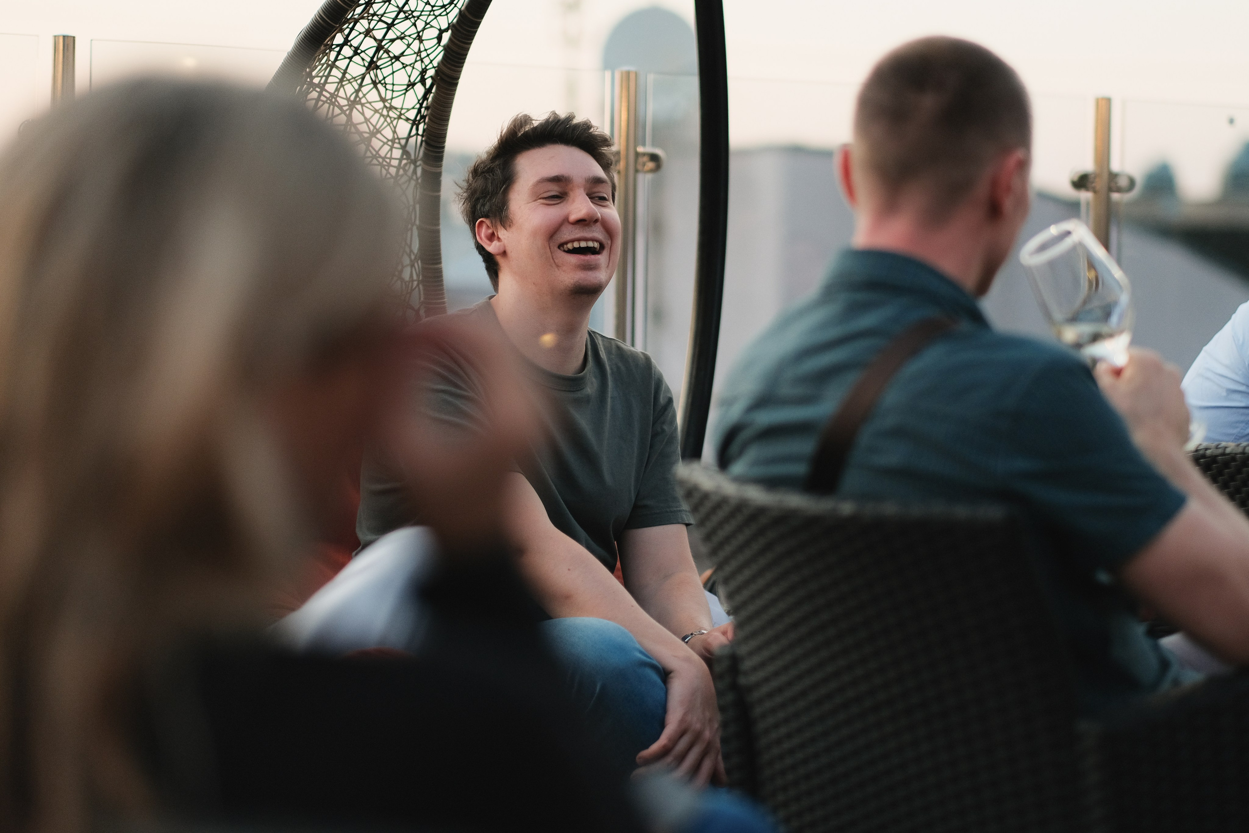 Вечеринка на крыше в Москве. Фотограф Михаил Ерохин | Москва