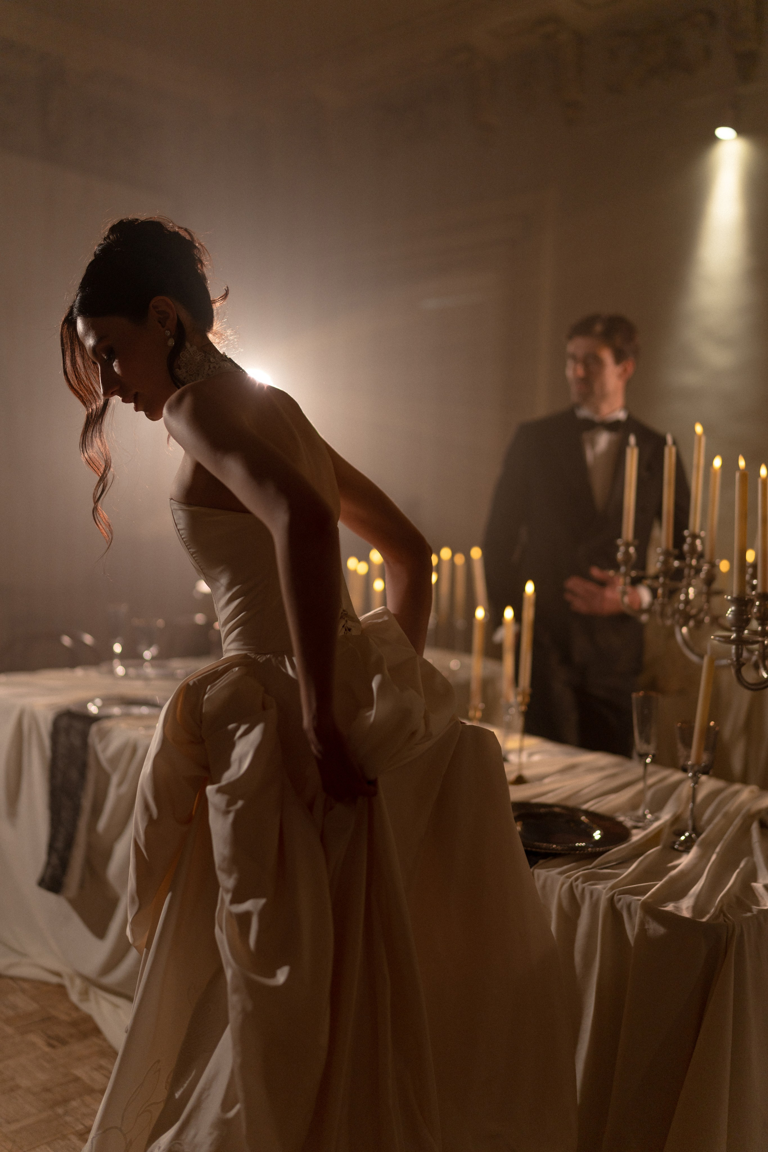 Ужин при свечах. Свадебный и репортажный фотограф Москва