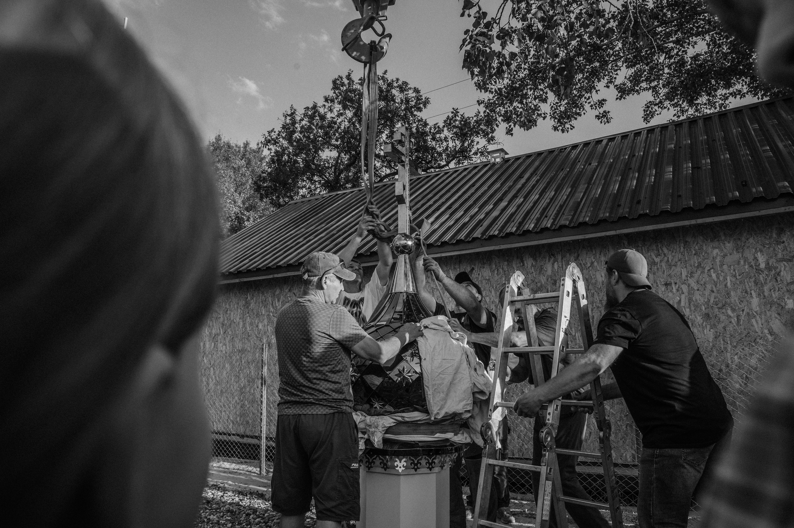 Освещение купола в храме Казанской иконы Божьей Матери х. Закутский. Церковный, семейный и репортажный фотограф Волгоград, Волжский