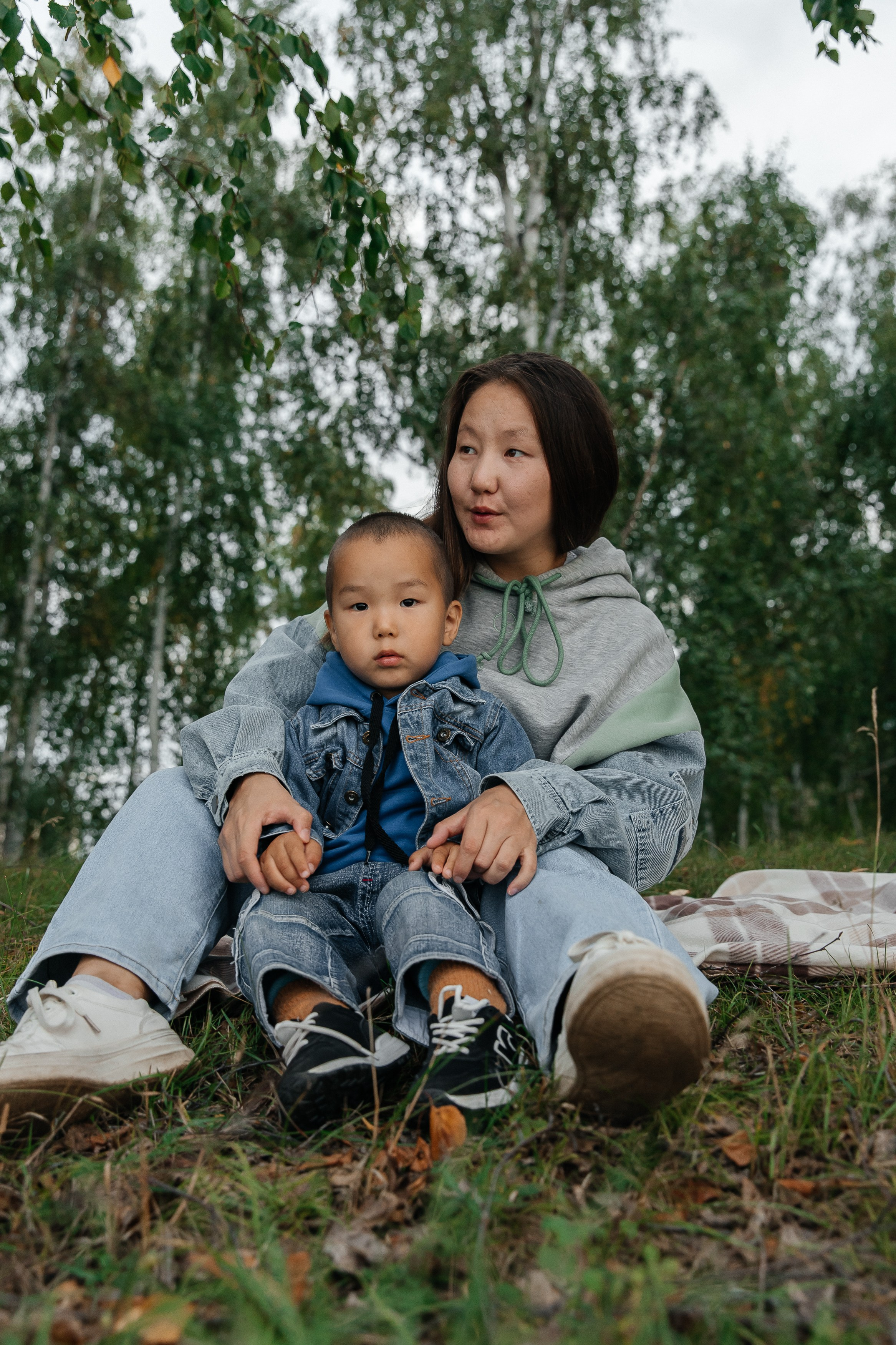 Лера и сын. Воронистая Анастасия. Фотограф Якутия, Томпонский район
