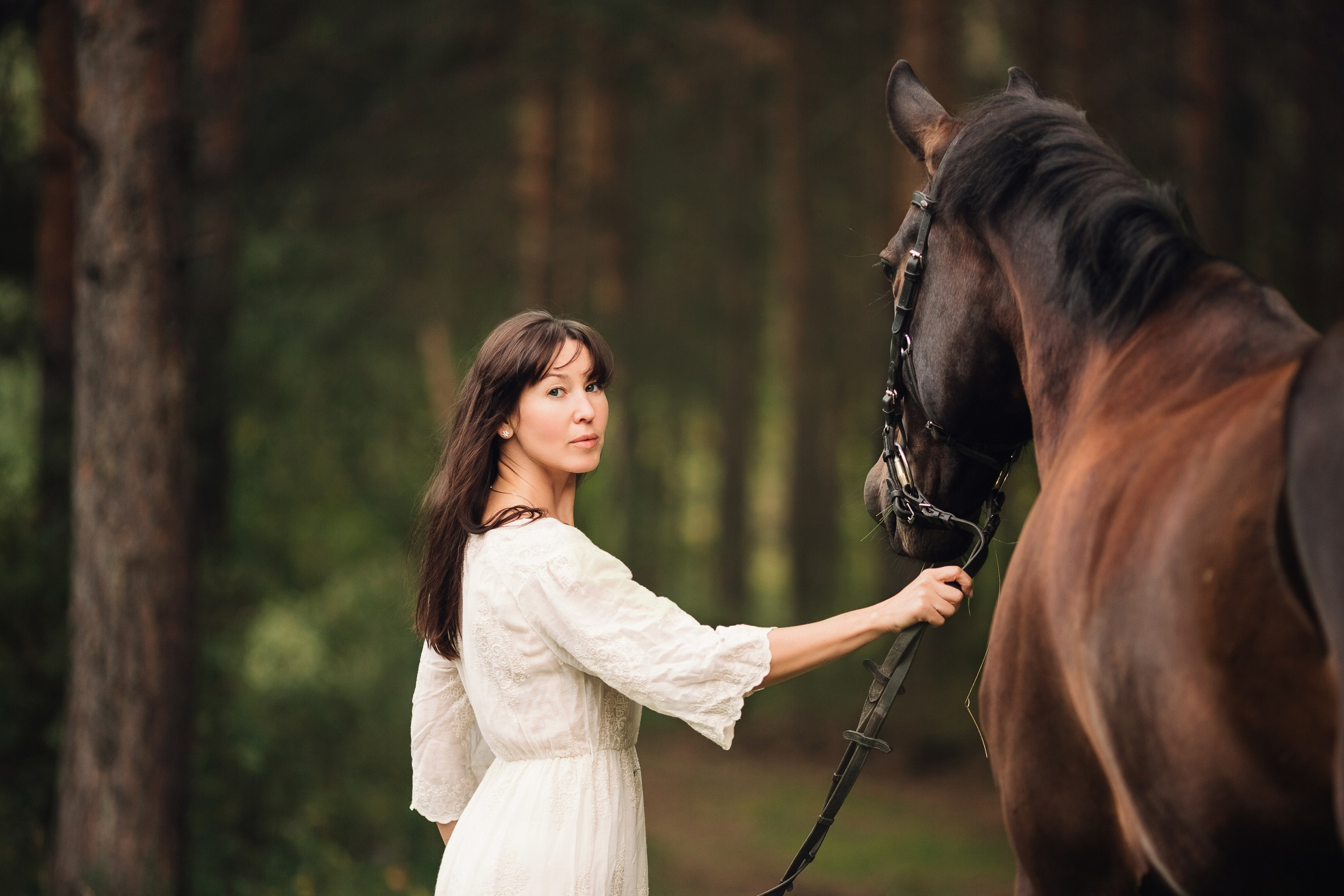Женский портрет. Ольга Белова. Портреты с лошадьми. Конная фотография