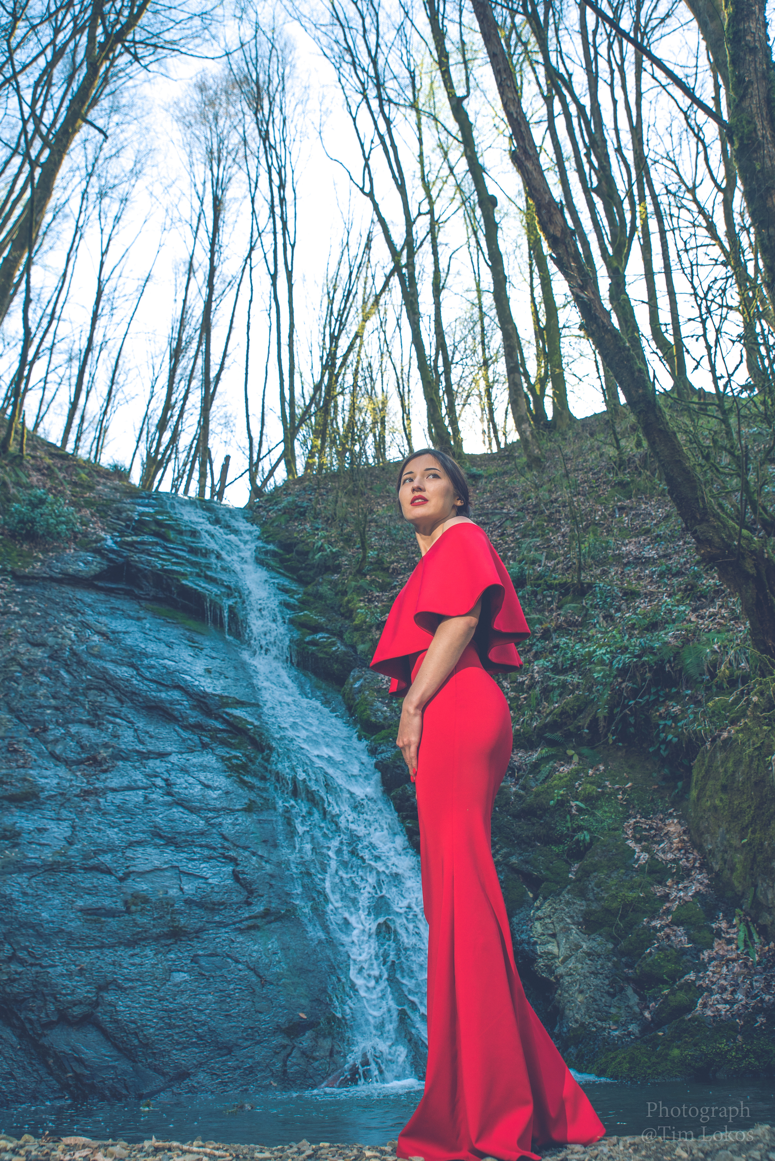 фотосессия на водопадах в Сочи