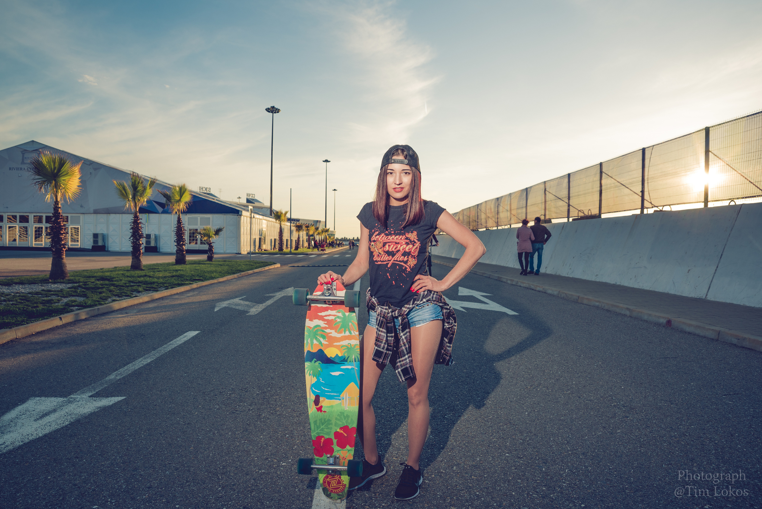 Фотосессия с лонгбордом в Сочи