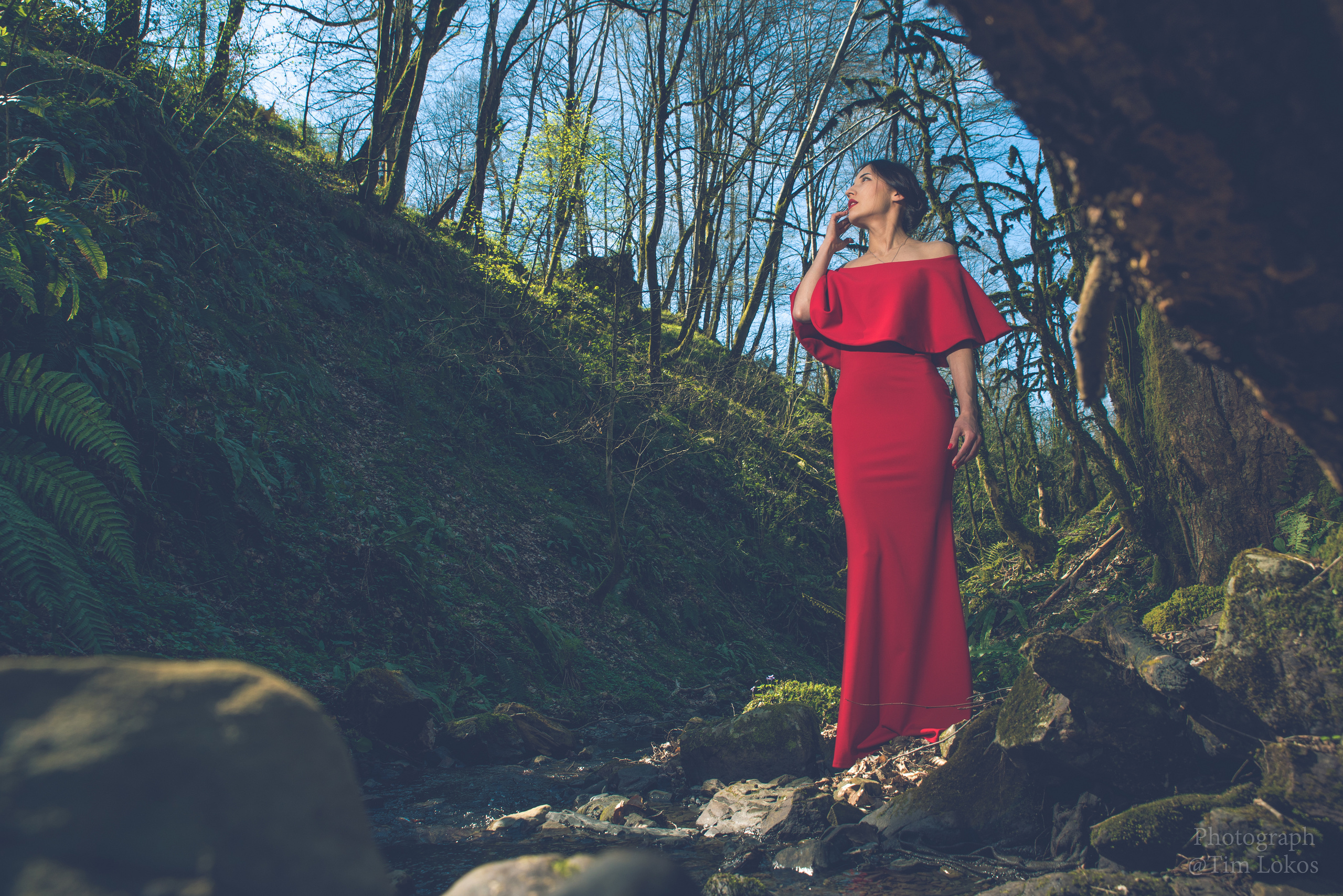 Фотосъемка у реки в Сочи