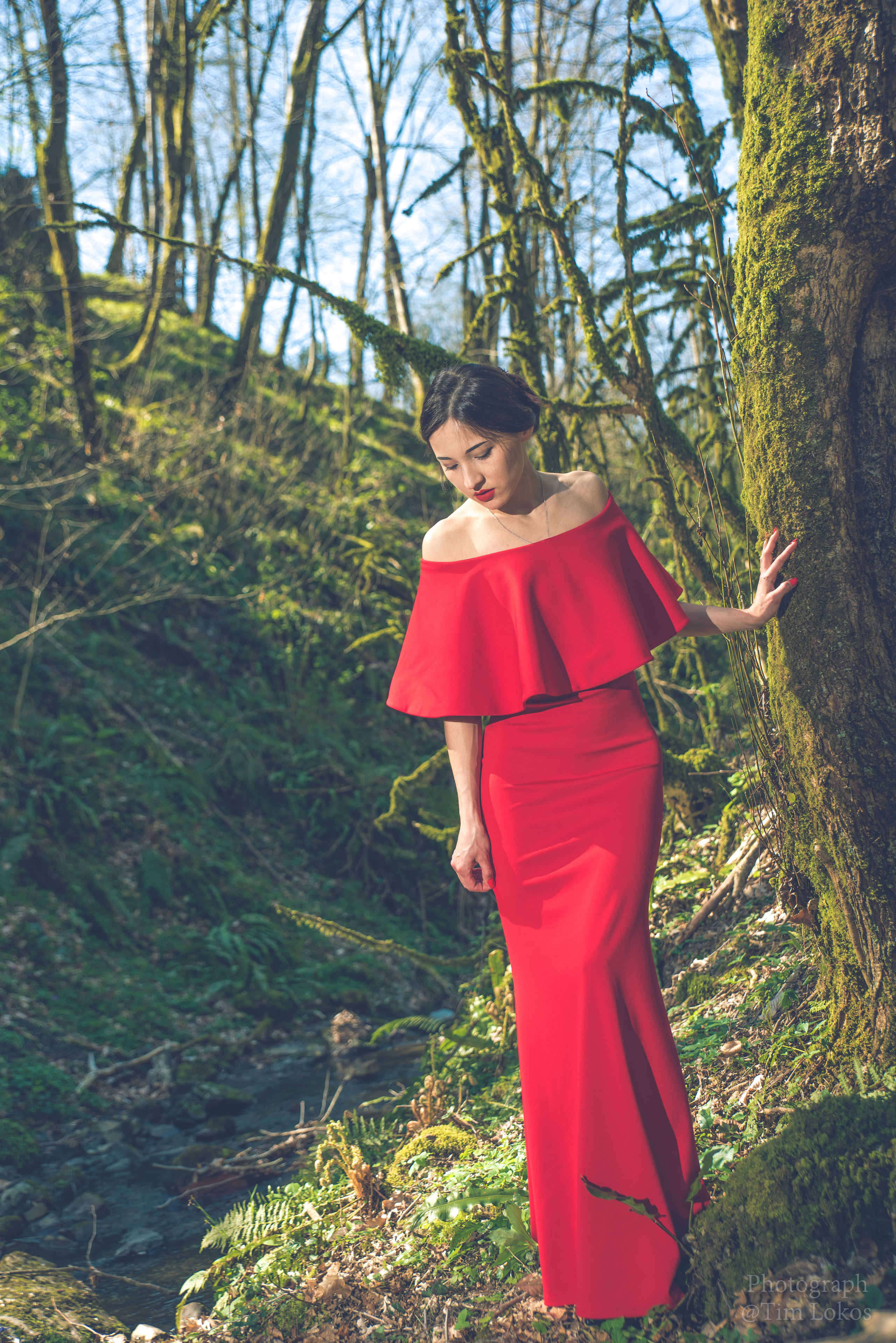 Фотосъемка у ручья в Сочи