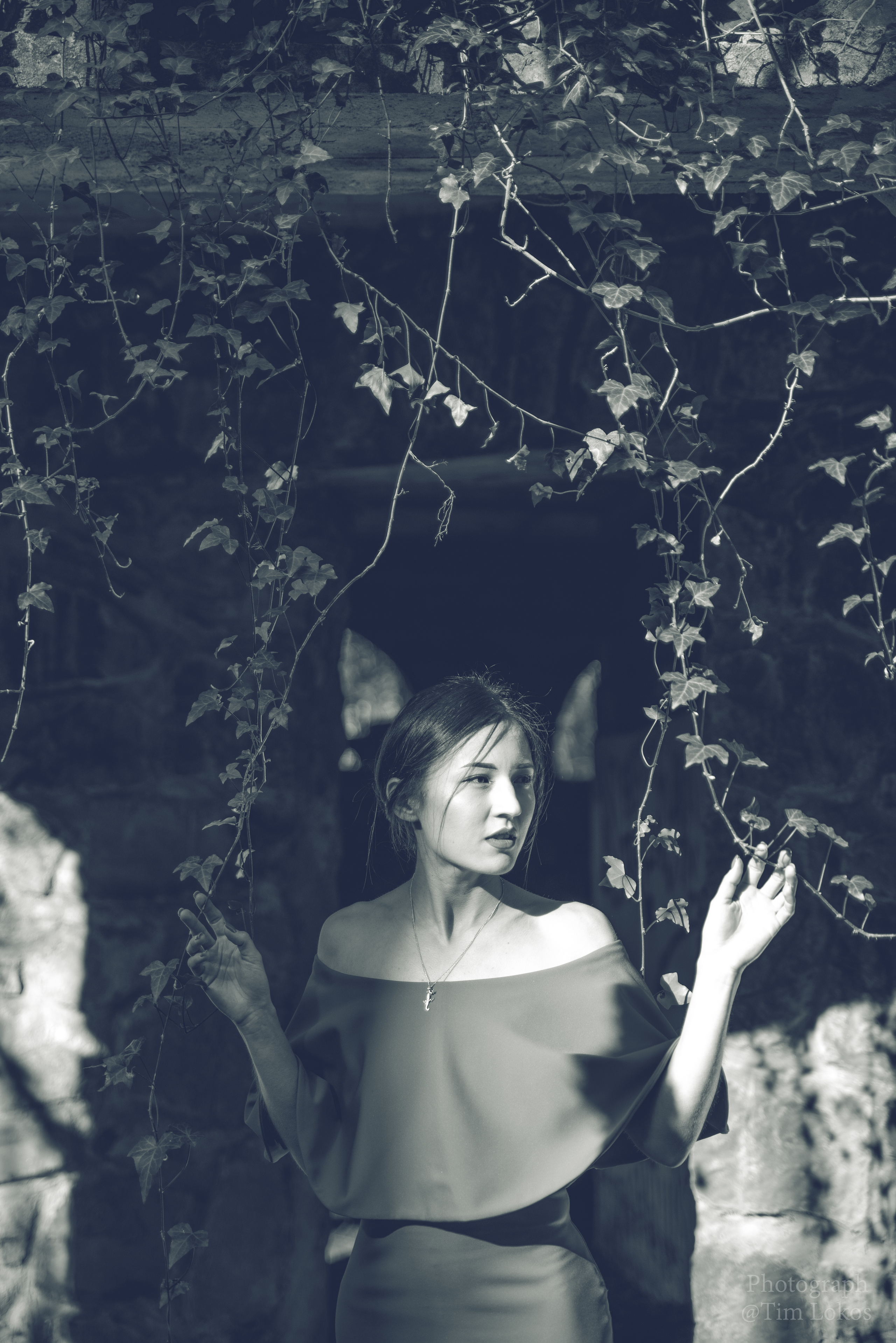 Черно белый портрет в Сочи