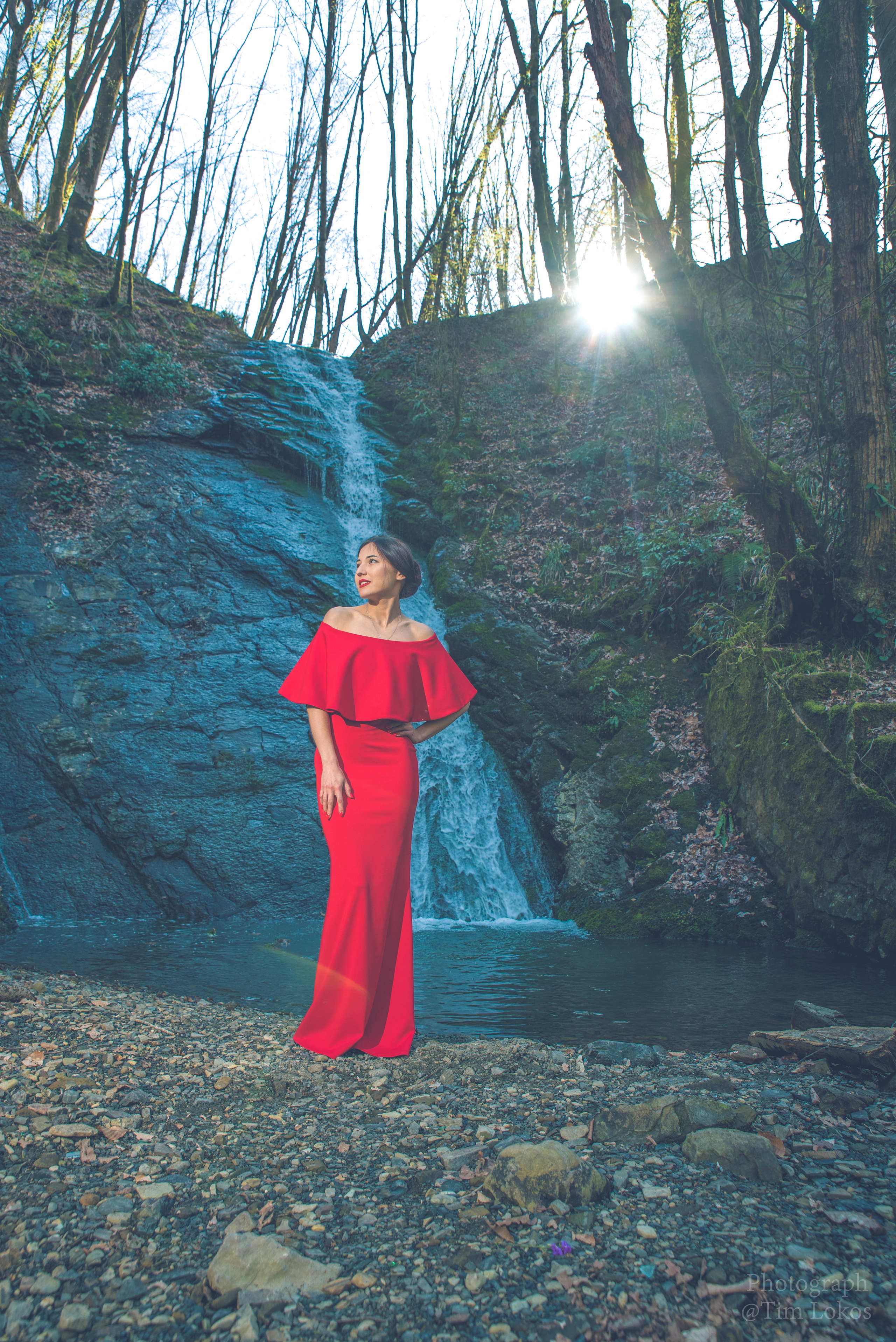 фотосессия на водопадах Сочи