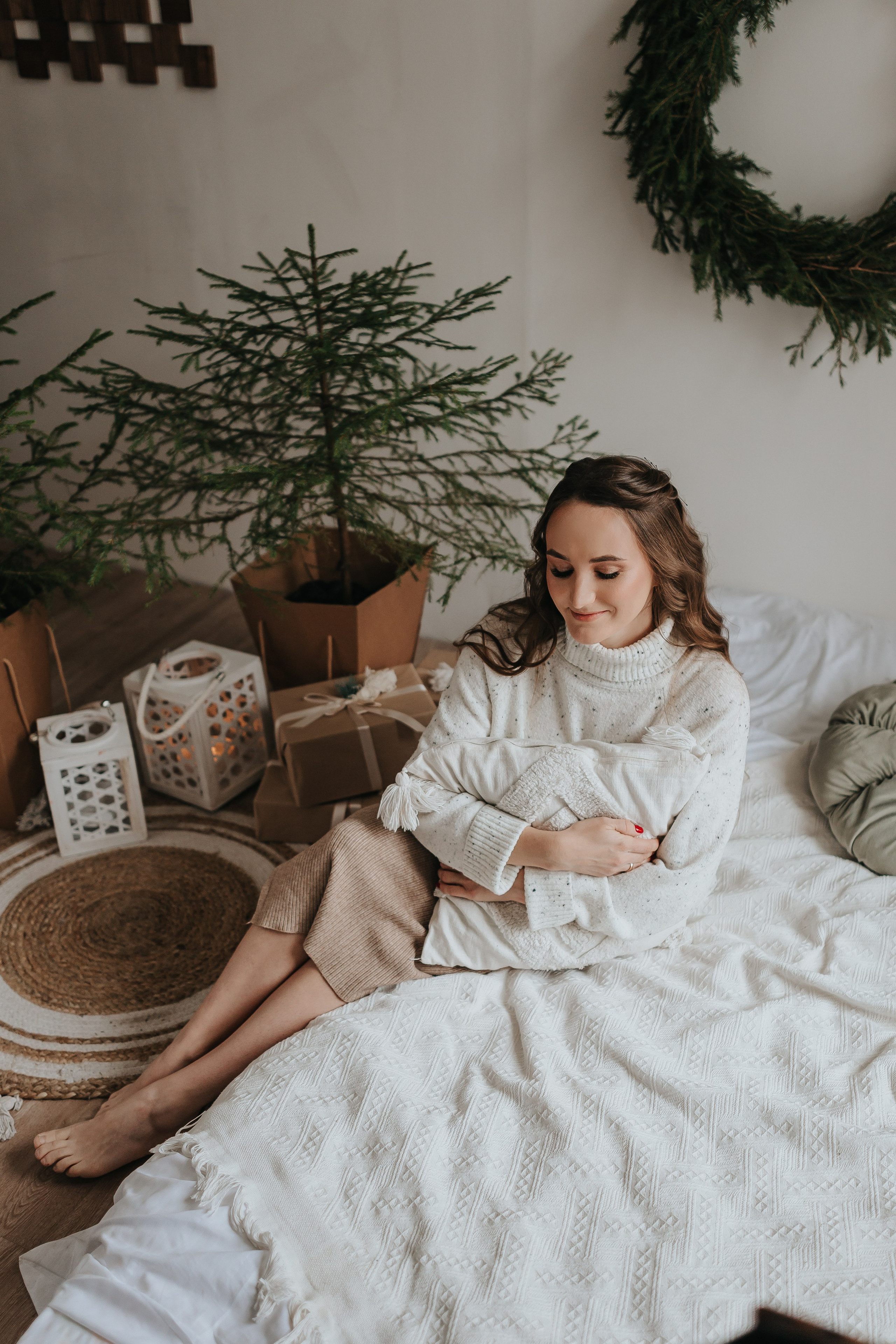 Первая новогодняя история для малышки. Свадебный фотограф Пермь