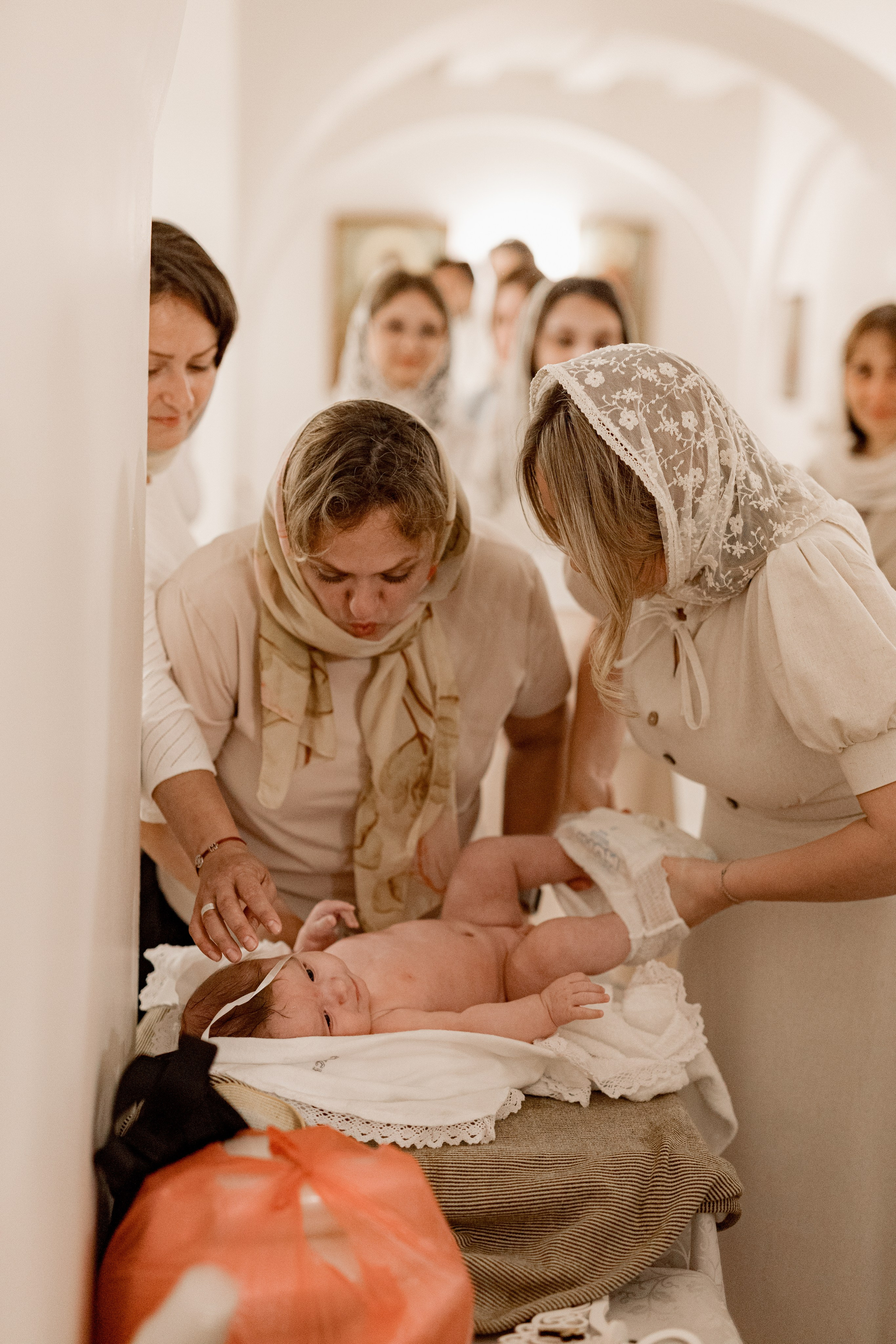 Таинство Крещения Саши. Фотограф новорождённых Newborn Москва
