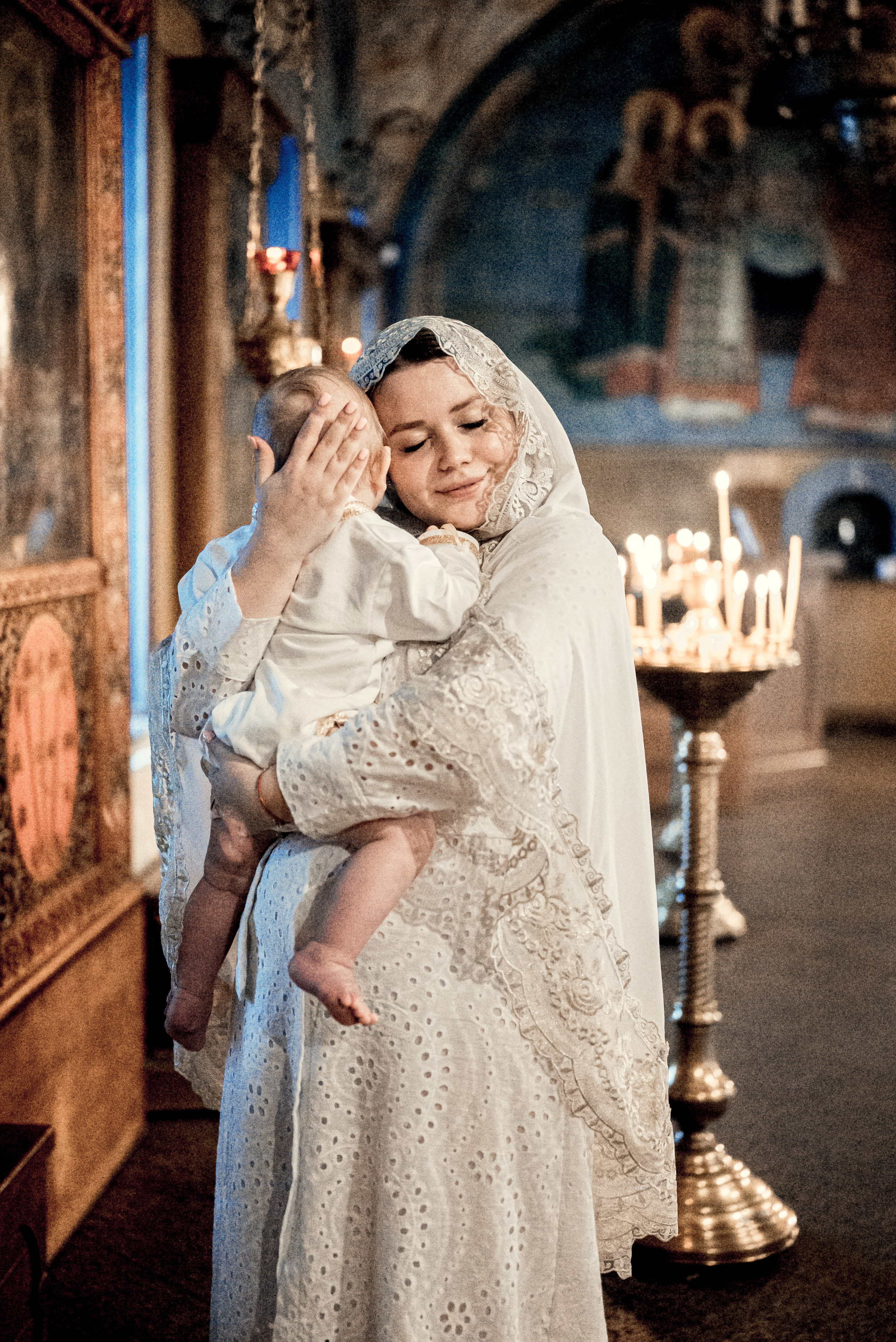 Крещение Александра. Семейный и детский фотограф Москва
