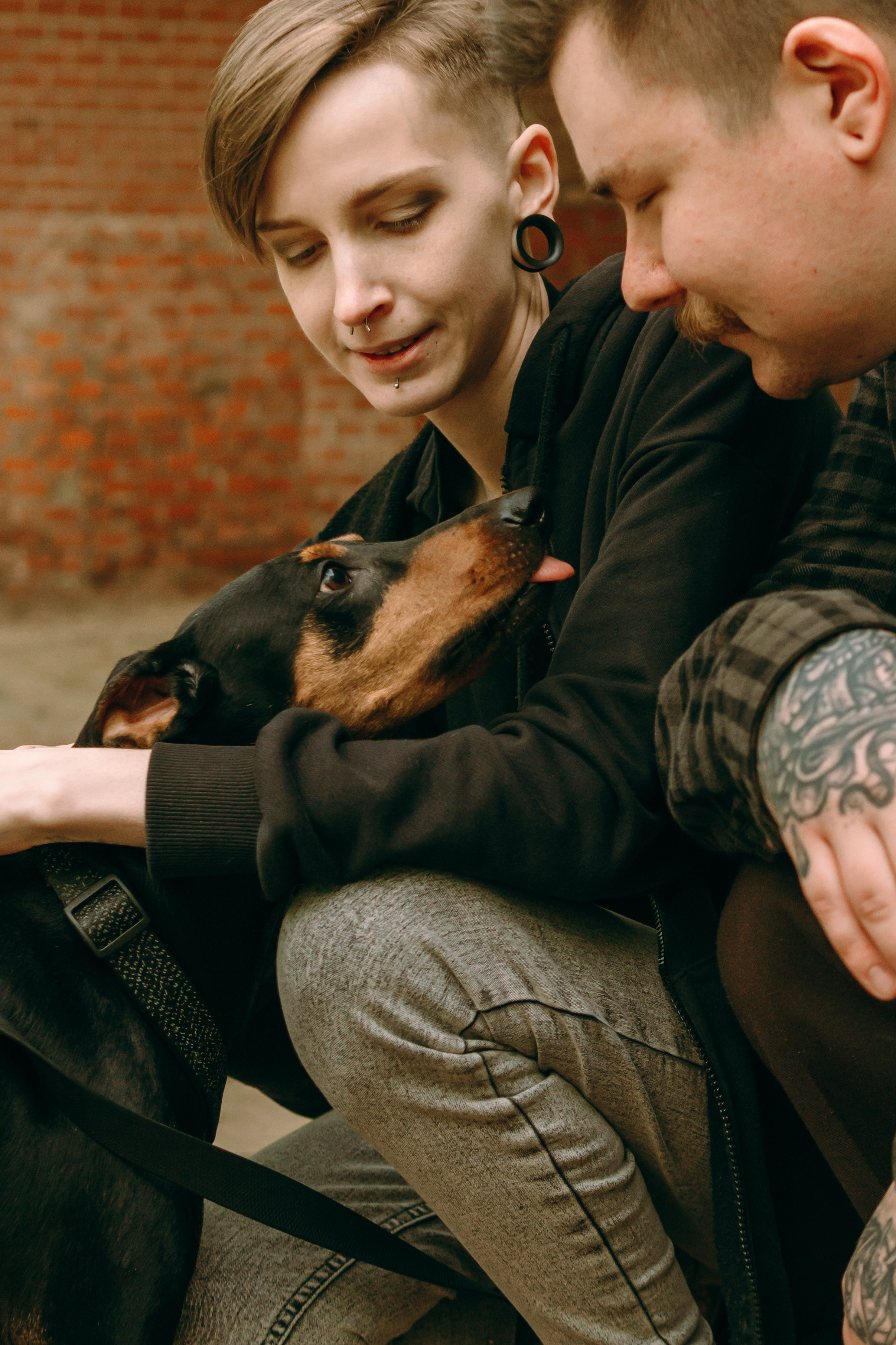 Кира, Максим и Аскара. Фотограф-анималист Ксения Воробьева, Москва