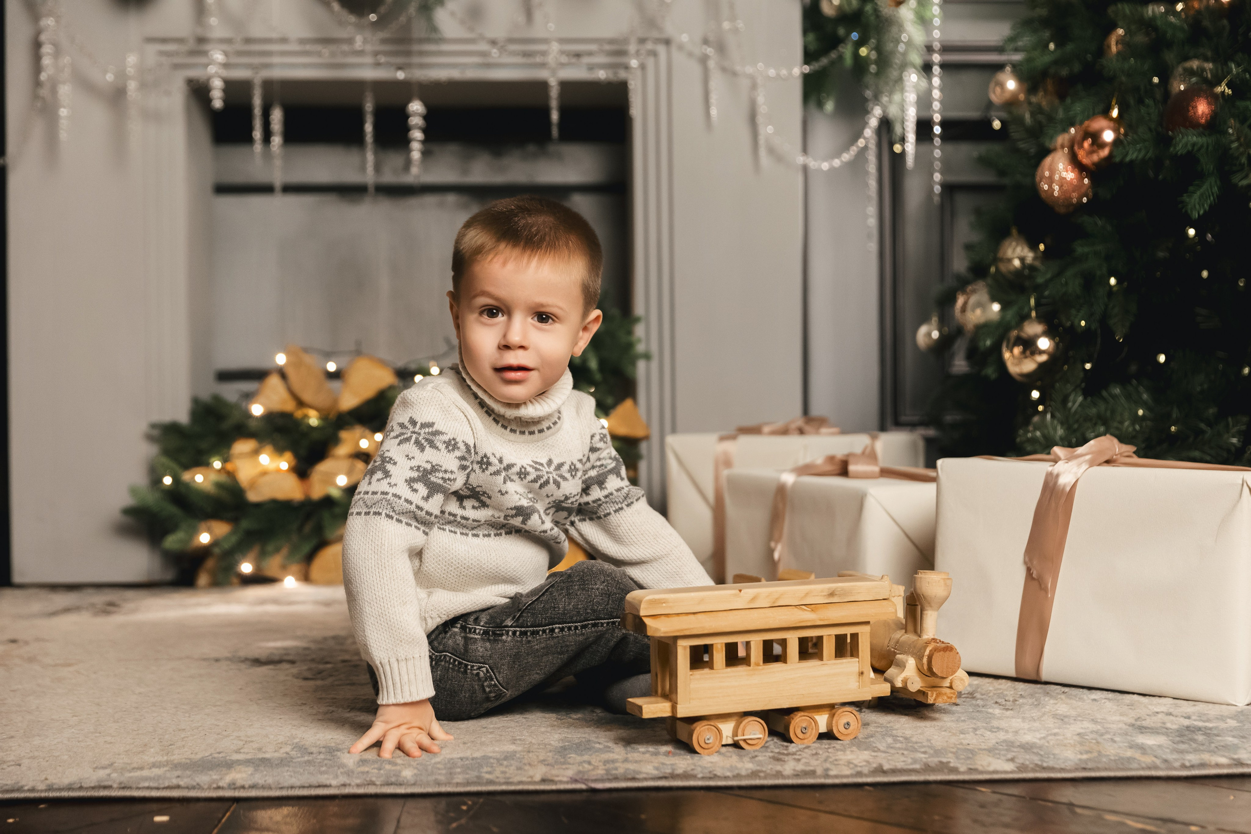 Семейная новогодняя фотосессия в Хабаровске. Свадебный фотограф в Хабаровске