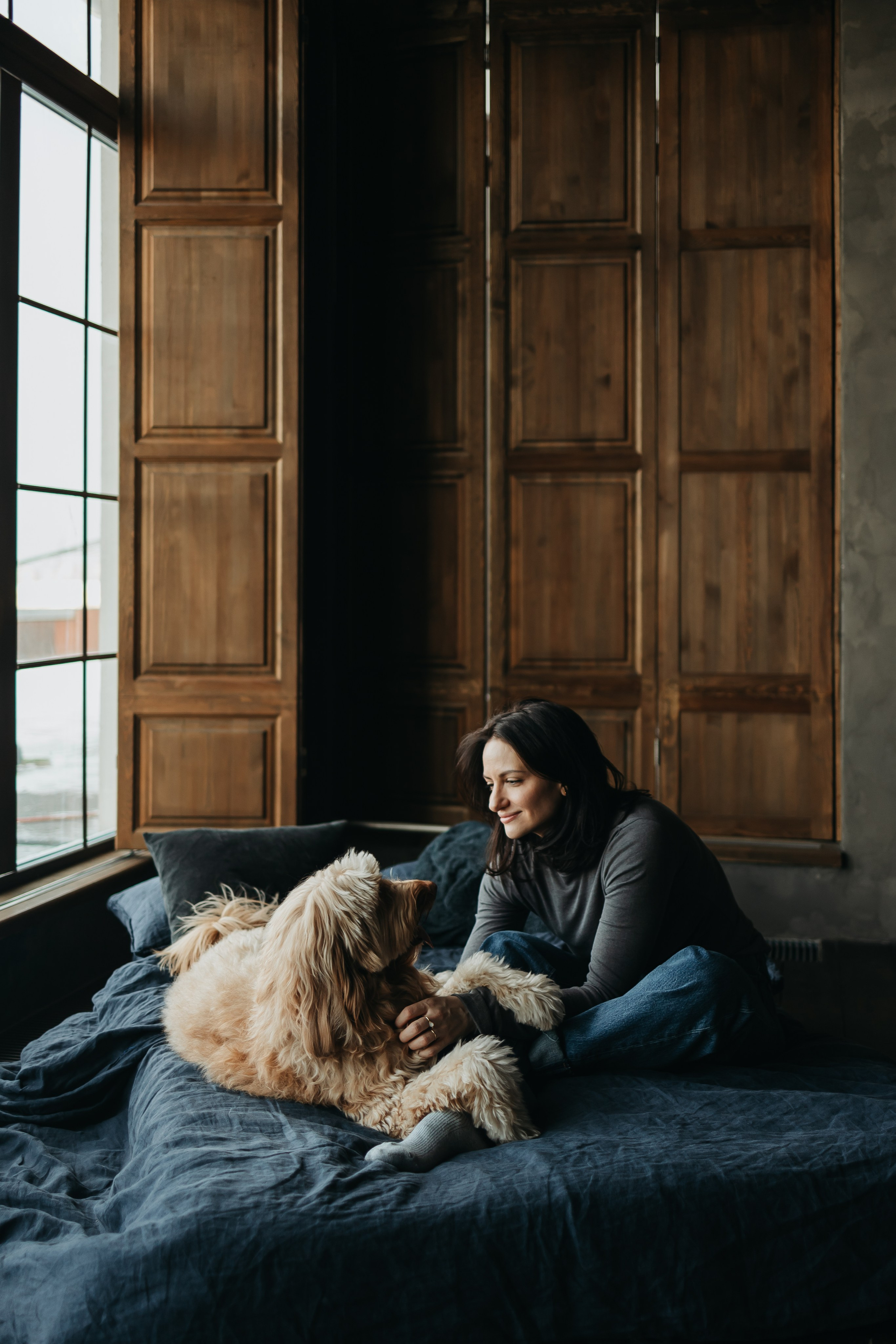 Алина и Фиби. Фотограф-анималист в Санкт-Петербурге Алина Яхонт