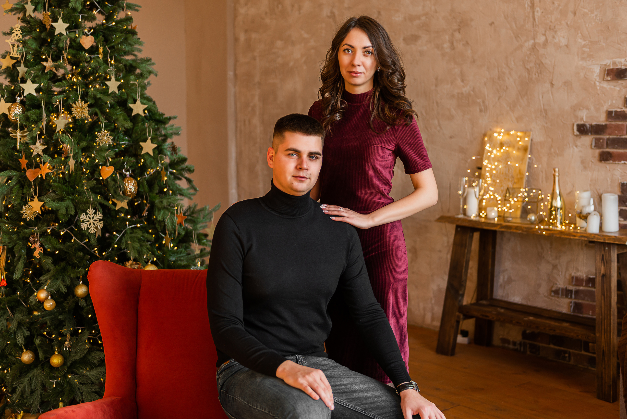 Новогодняя история Дианы и Ивана. Семейный и свадебный фотограф во Владивостоке