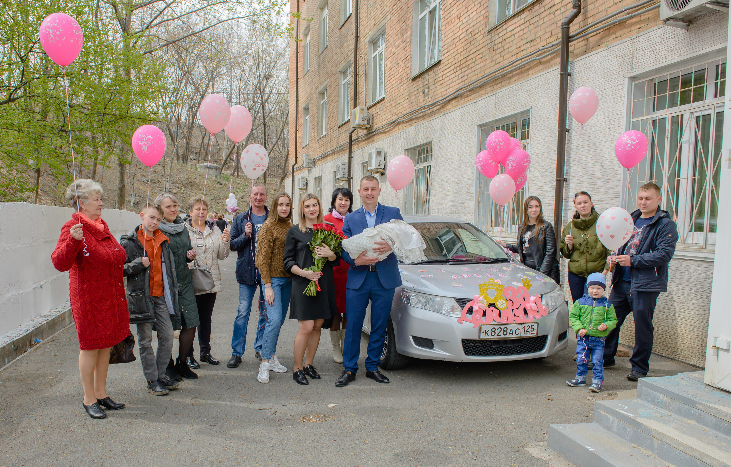 Выписка Марии. 3 роддом. Семейный и свадебный фотограф во Владивостоке