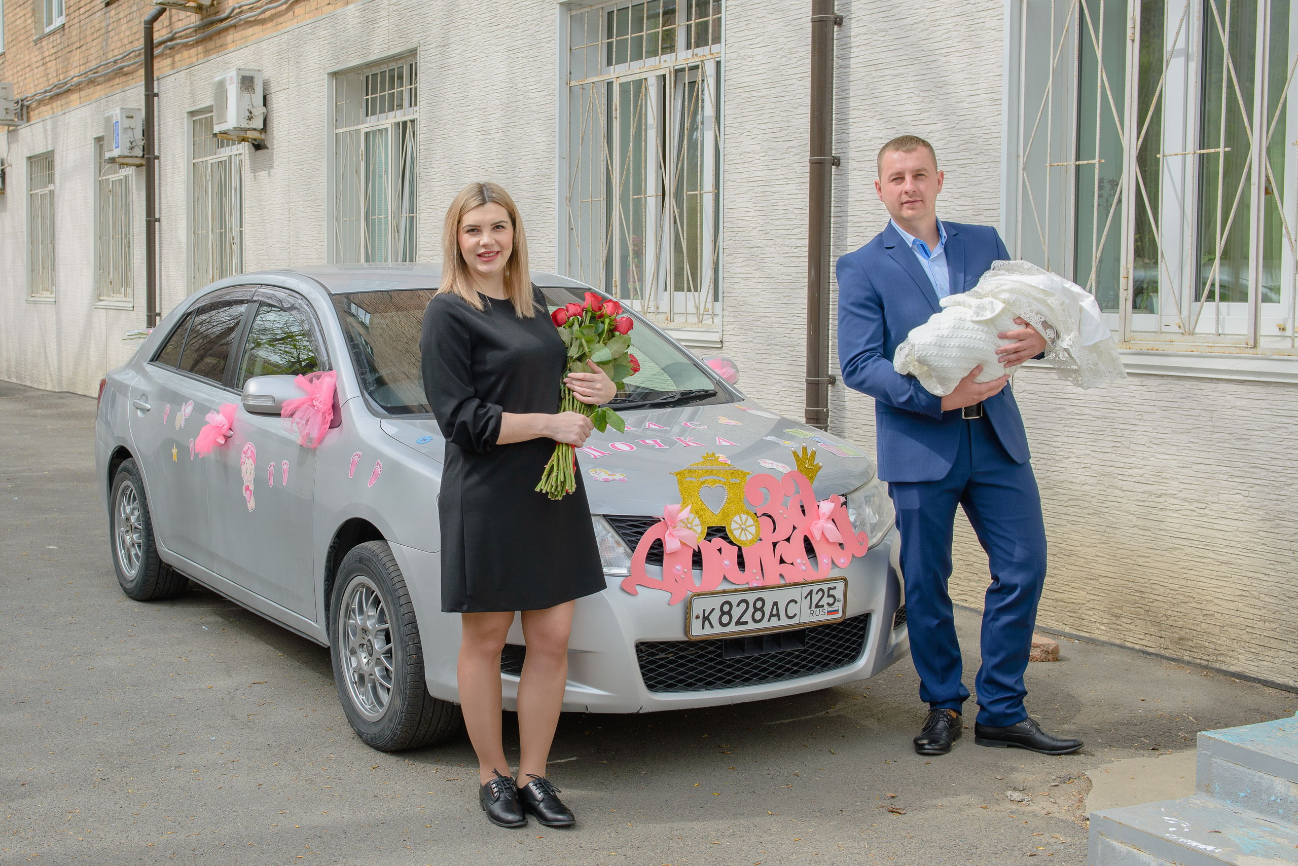 Выписка Марии. 3 роддом. Семейный и свадебный фотограф во Владивостоке