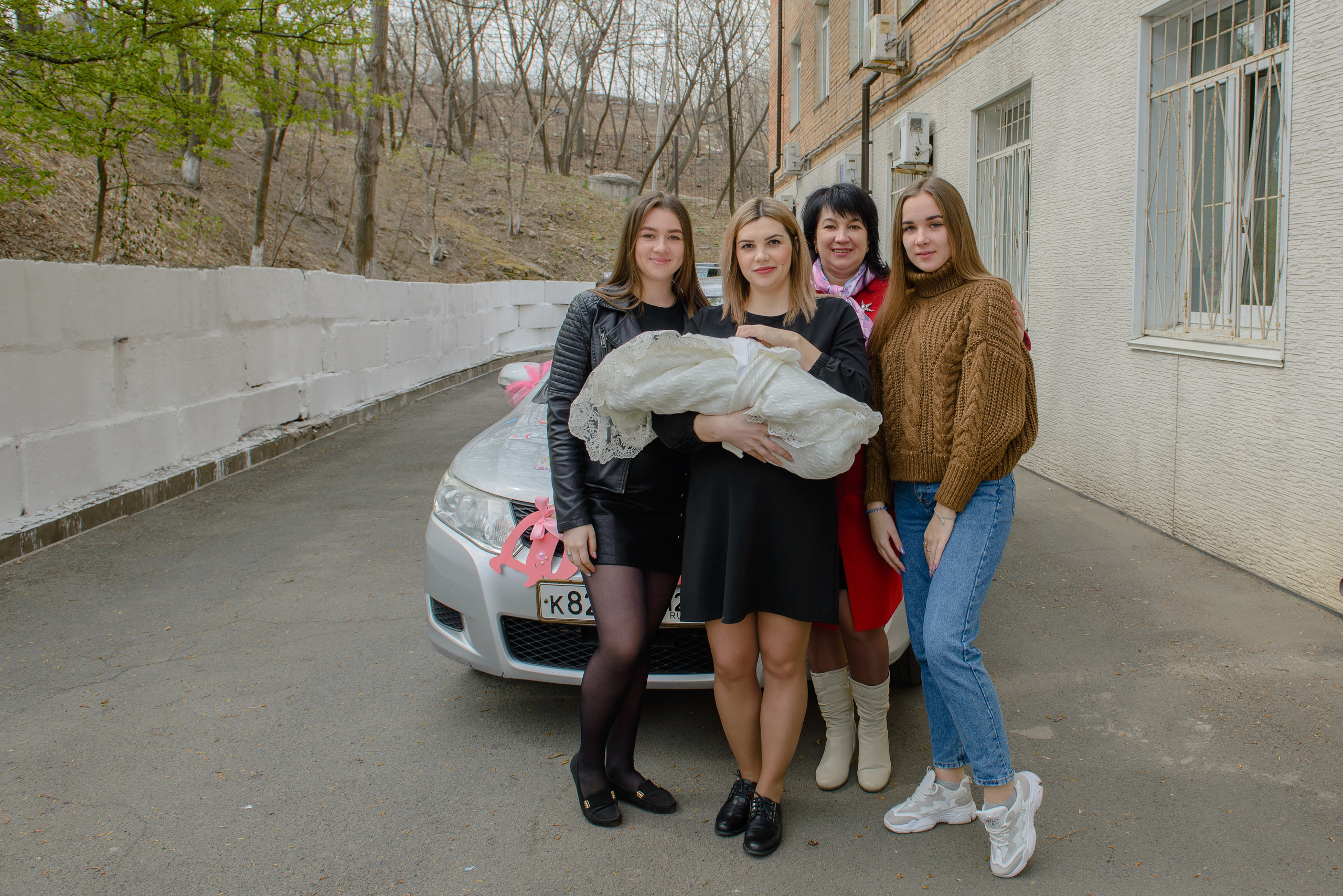 Выписка Марии. 3 роддом. Семейный и свадебный фотограф во Владивостоке