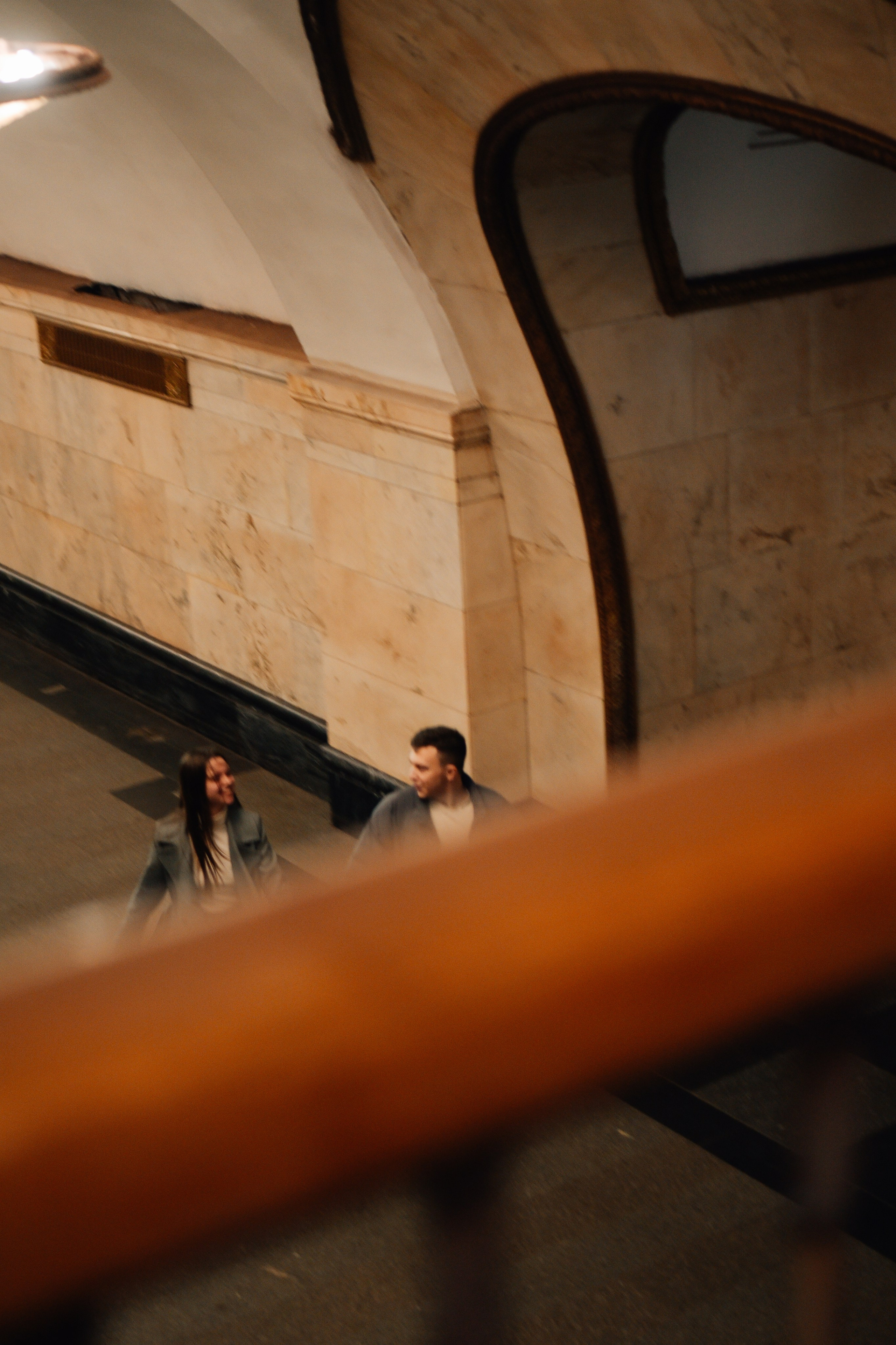 Пустое метро. Фотограф Лола Волна, город Москва