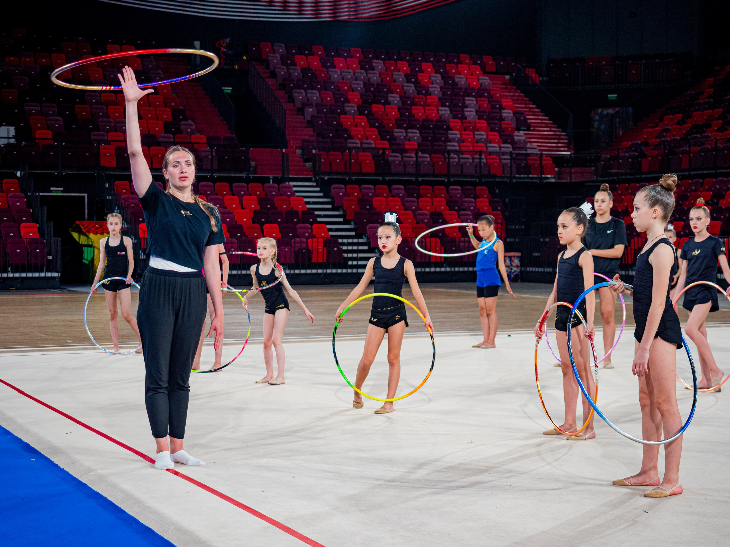 Гимнастрада во дворце гимнастики Винер. Алёна Орлова Портретный фотограф Москва