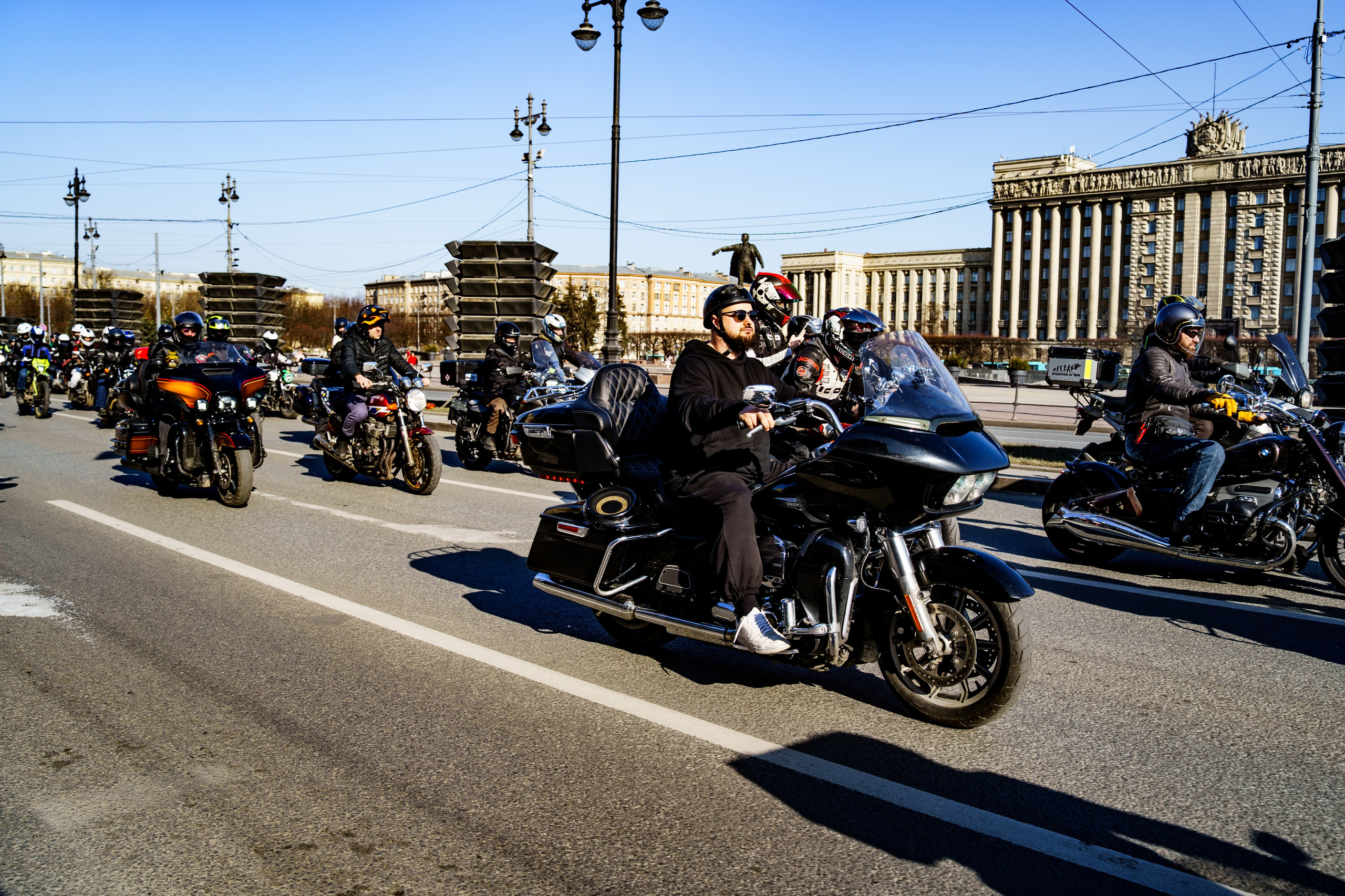 Прохват мотоклуба Norman Riders ч.1. Концертный и репортажный фотограф в Санкт-Петербурге Слава Пахомов