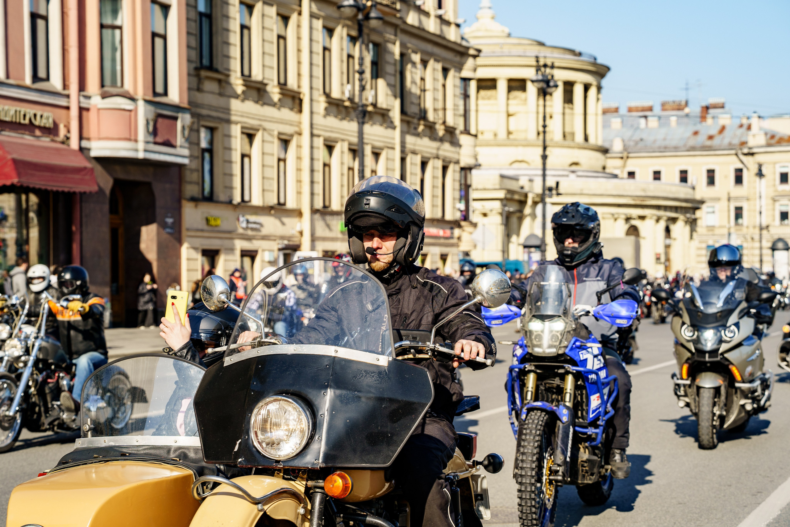 Прохват мотоклуба Norman Riders ч.1. Концертный и репортажный фотограф в Санкт-Петербурге Слава Пахомов