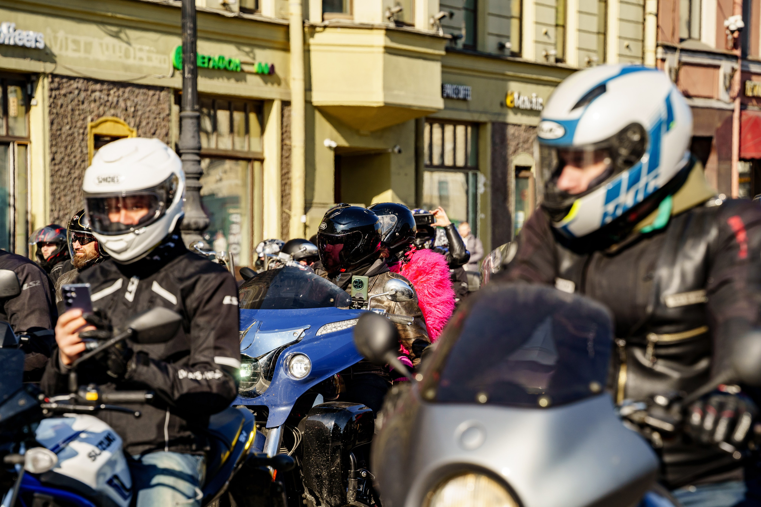 Прохват мотоклуба Norman Riders ч.1. Концертный и репортажный фотограф в Санкт-Петербурге Слава Пахомов