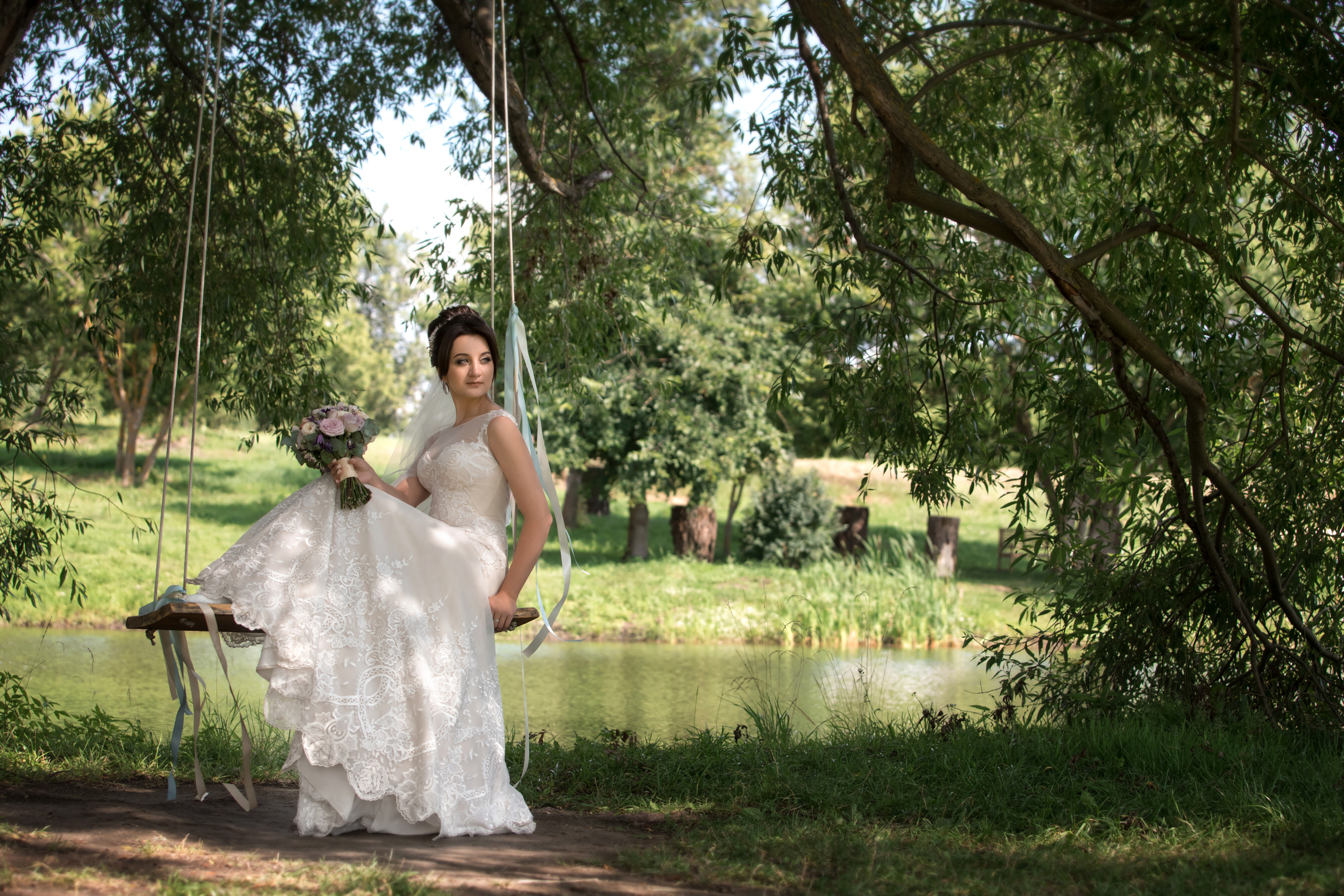 Свадебная съёмка Димы и Иры в усадьбе Скорняково-Архангельское Липецко. Свадебный фотограф в Воронеже Александр Пенкин