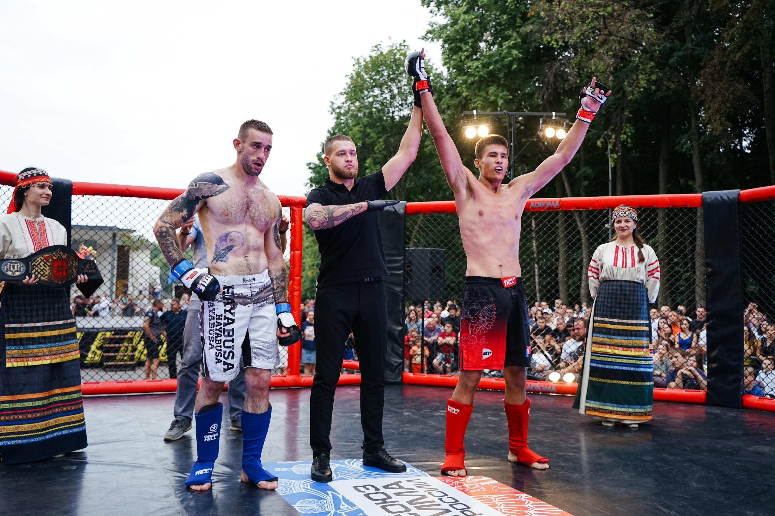 Вечер боев в ЦПКиО. Фотограф Надежда Погребняк | Рязань | Москва