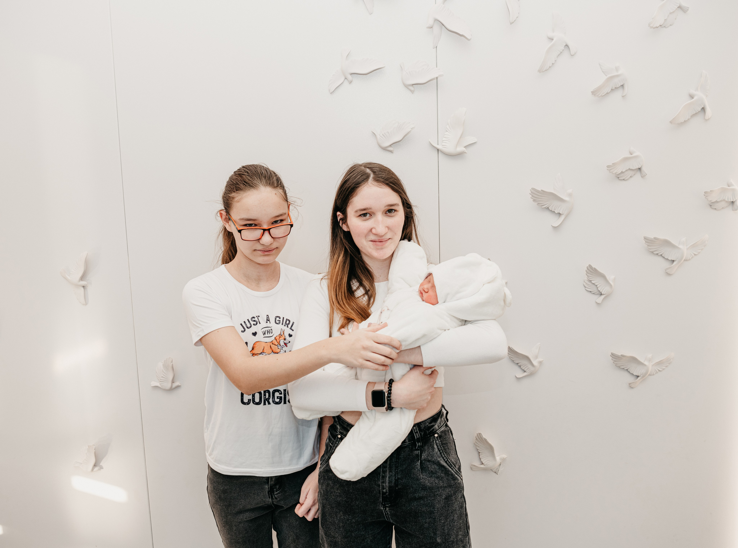 Выписка Алены. 4 роддом. Фотограф на выписку из роддома в Москве и МО