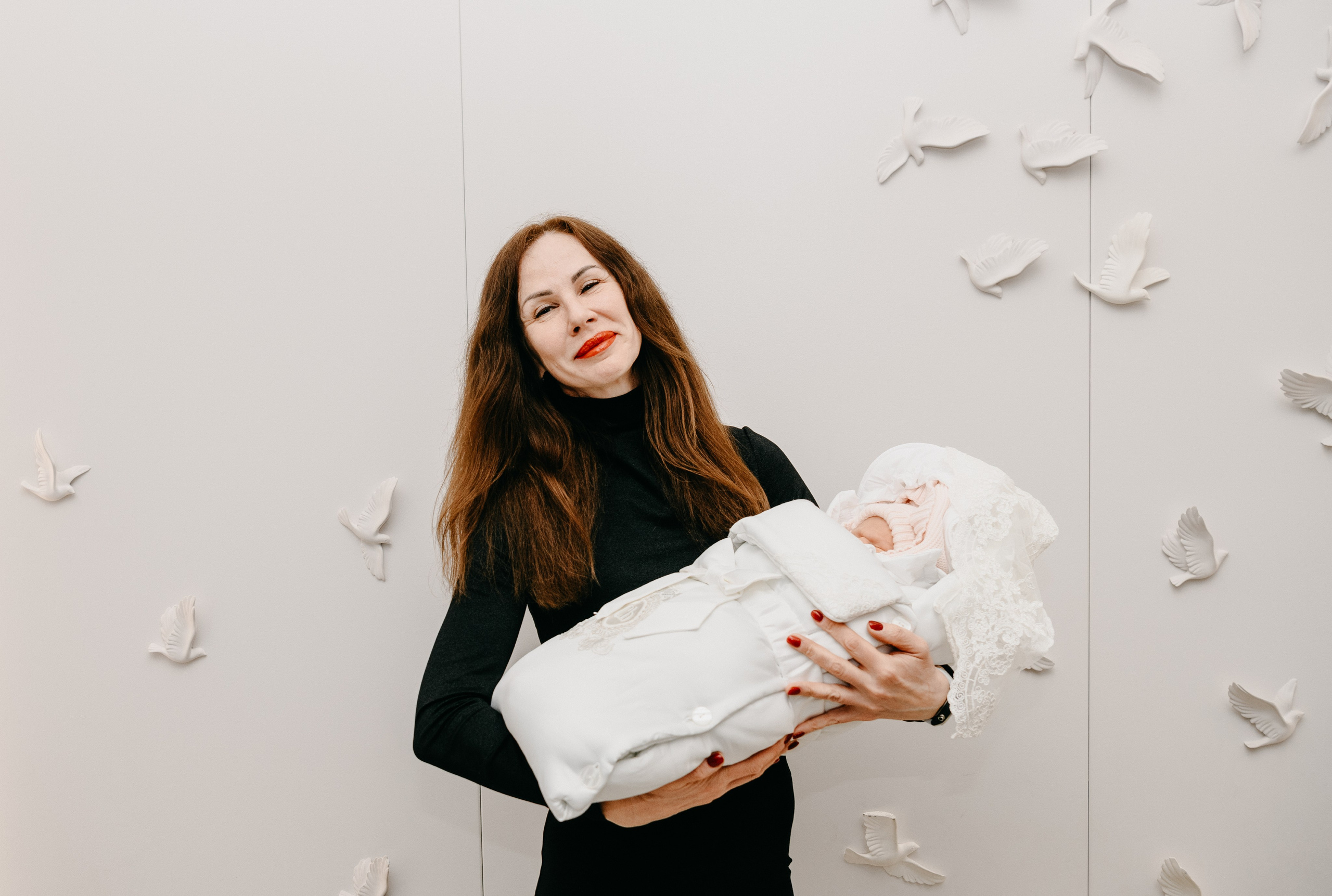 Выписка Арины. 4 роддом. Фотограф на выписку из роддома в Москве и МО