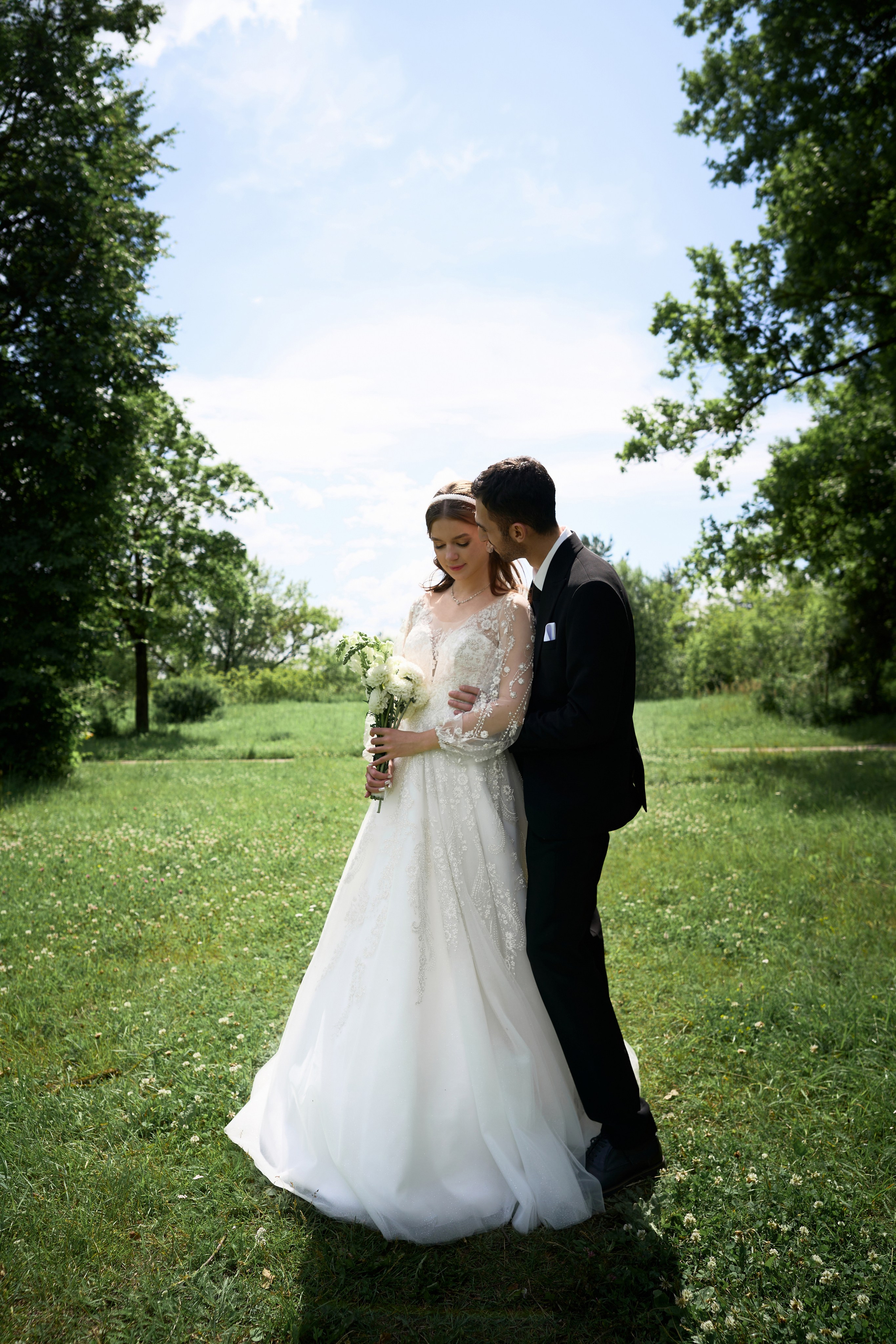 Свадебная фотосъемка. Парк в Коломне. Фотограф Коломна Илья Богатырев