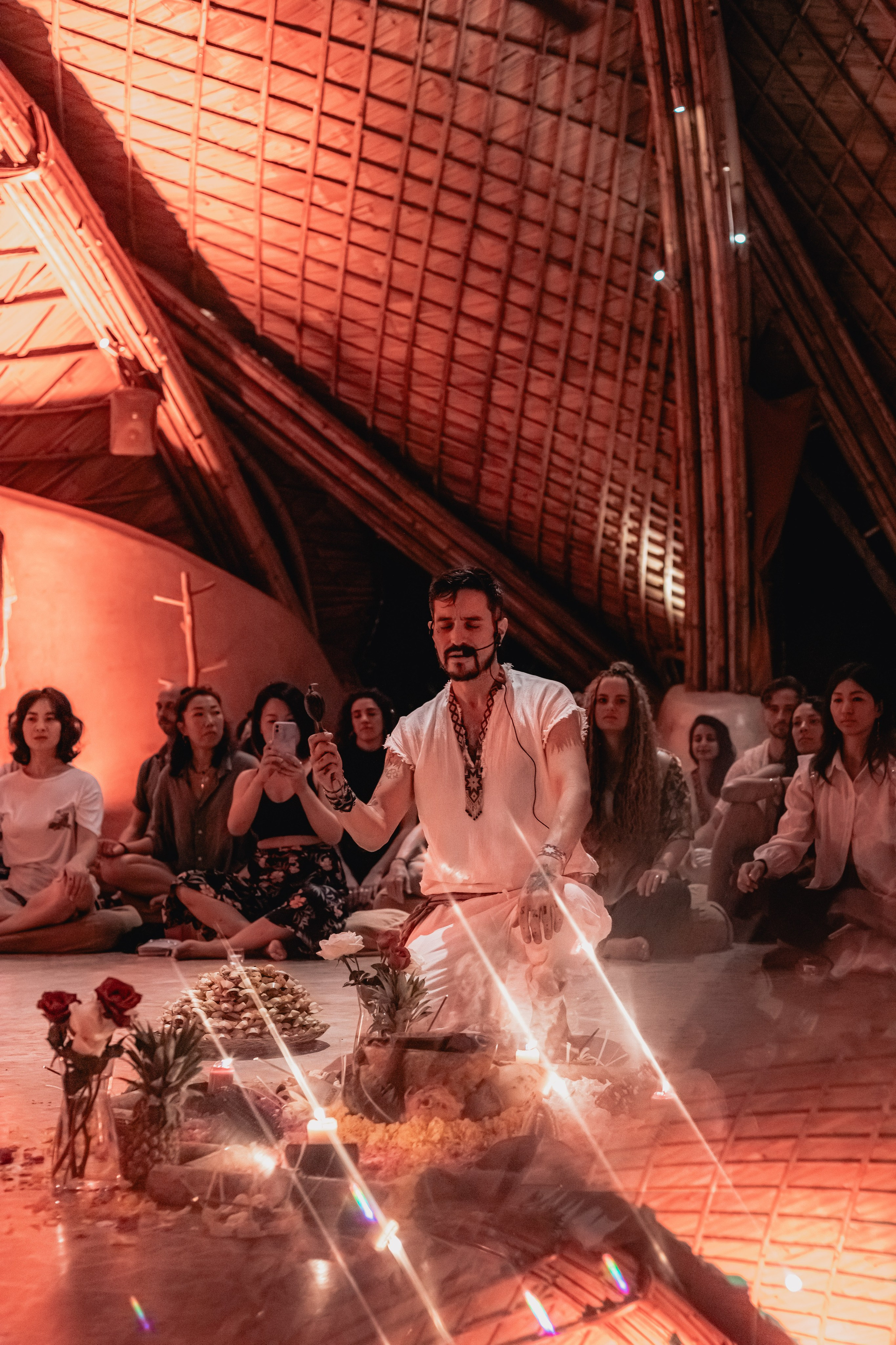 Cacao ceremony Full moon jan w Juan. Mariam Bagdasaryan