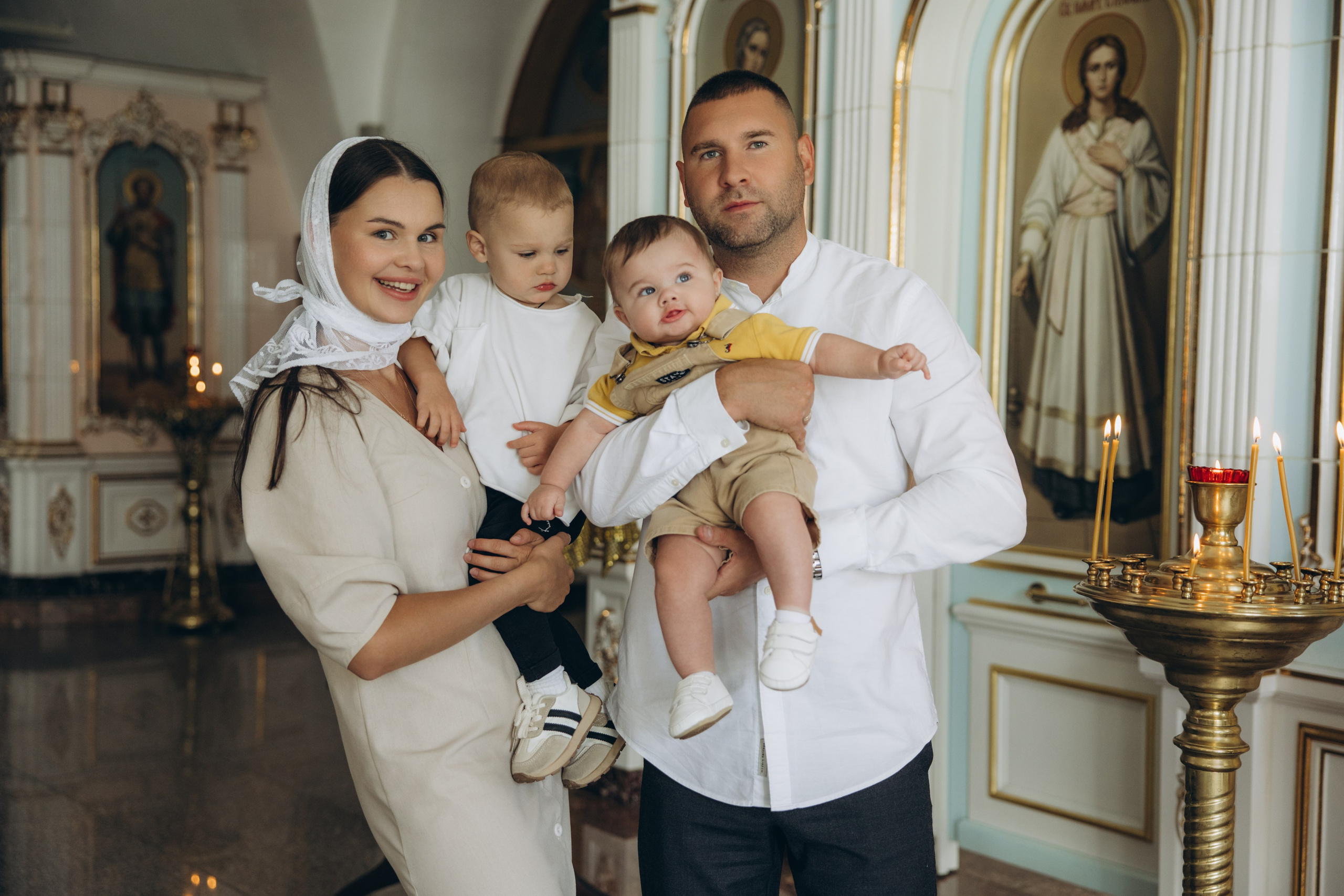 Крещение Демида. Свадебный, семейный фотограф в Иркутске Светлана Макаричева