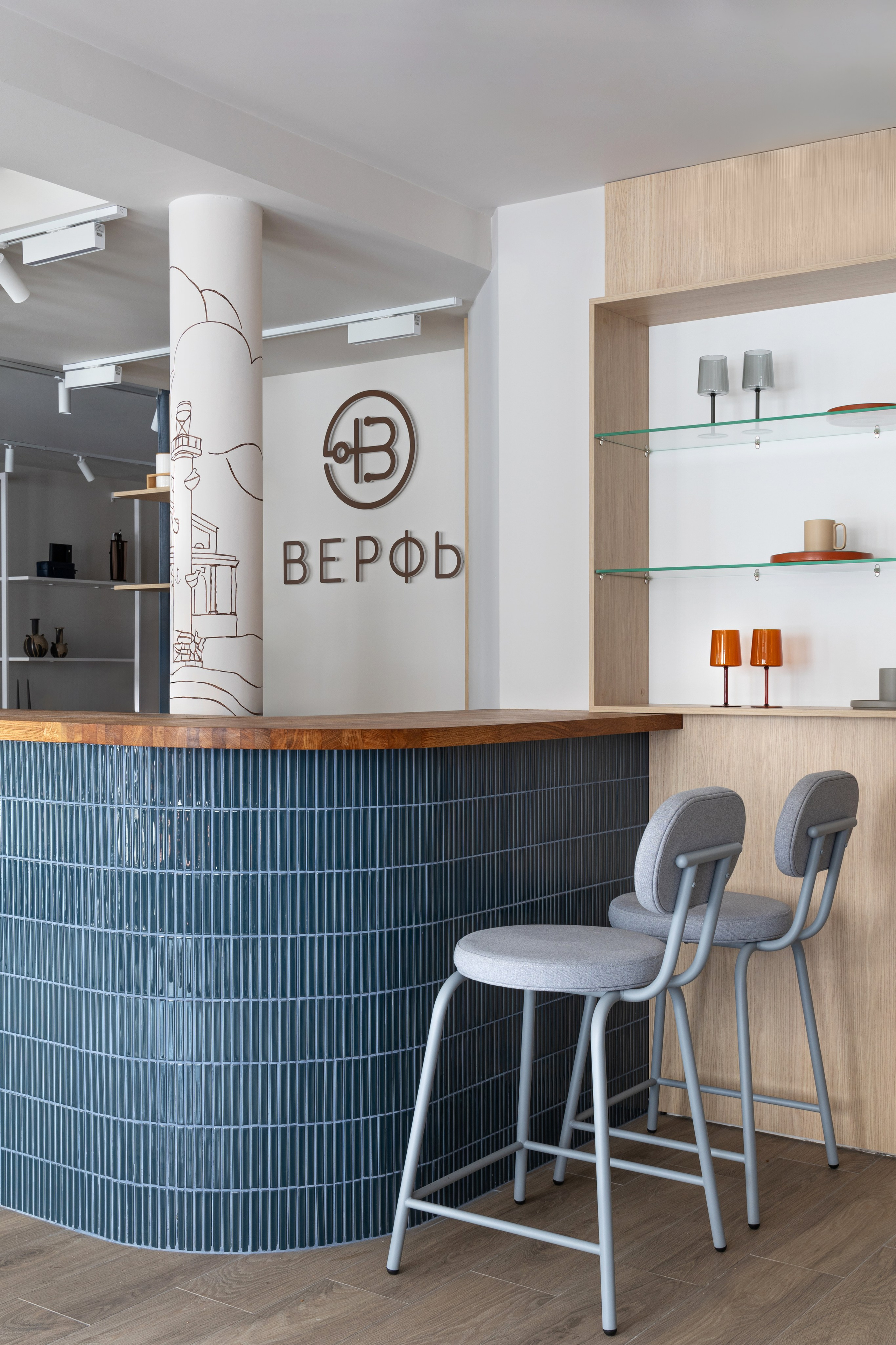 Магазин сумок верфь в Нижнем Новгороде. Интерьерный фотограф в Нижнем Новгороде и Москве Владимир Гудков