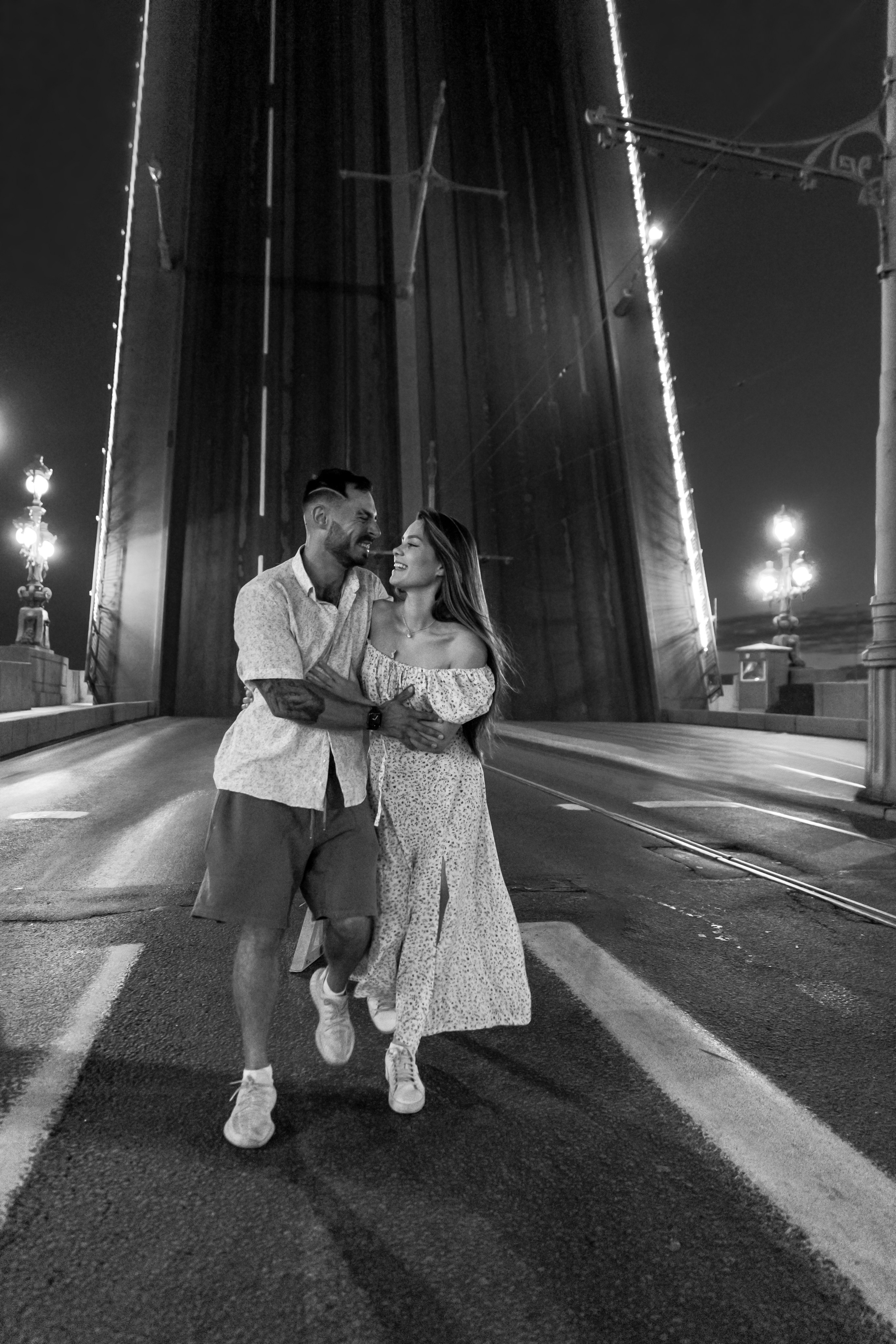 Ночь. Мосты. Любовь. Свадебный и портретный фотограф в Санкт-Петербурге Надежда Чечулина