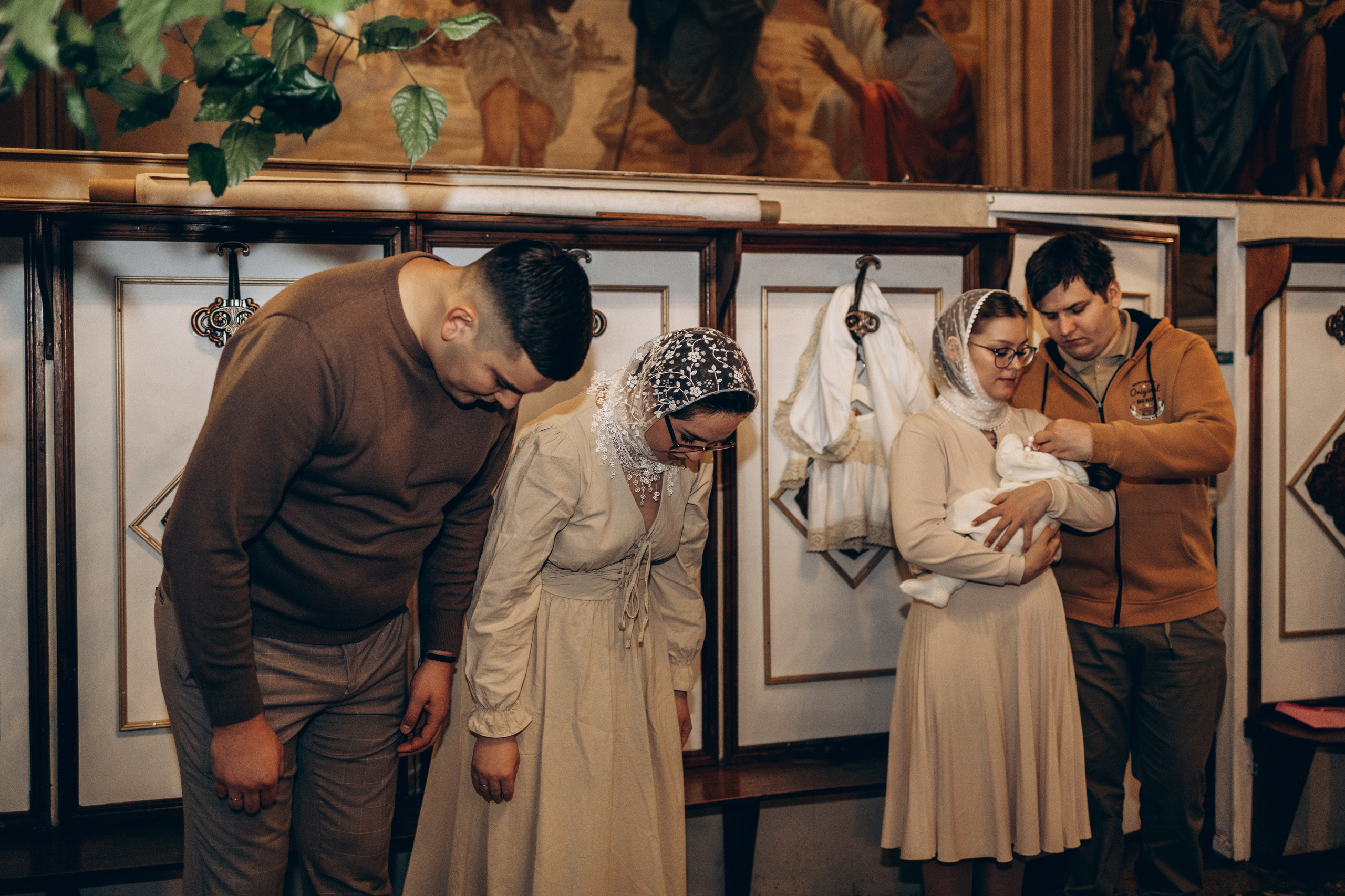 Крещение в Храме Воскресения Словущего в Даниловской Слободе. Главная