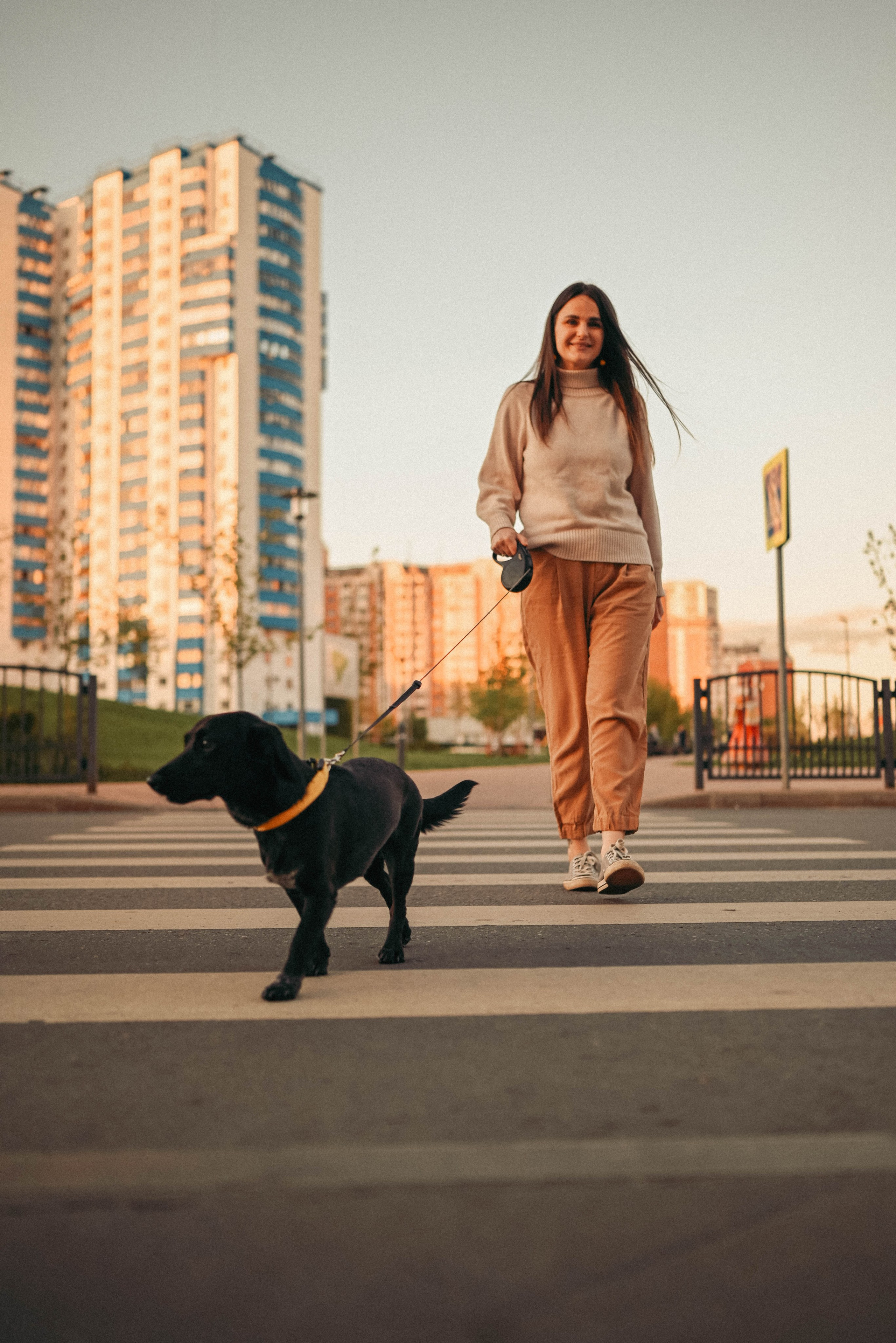 Прогулка с пушистым другом. Семейный фотограф в Москве Люберцах Ирина Вронская