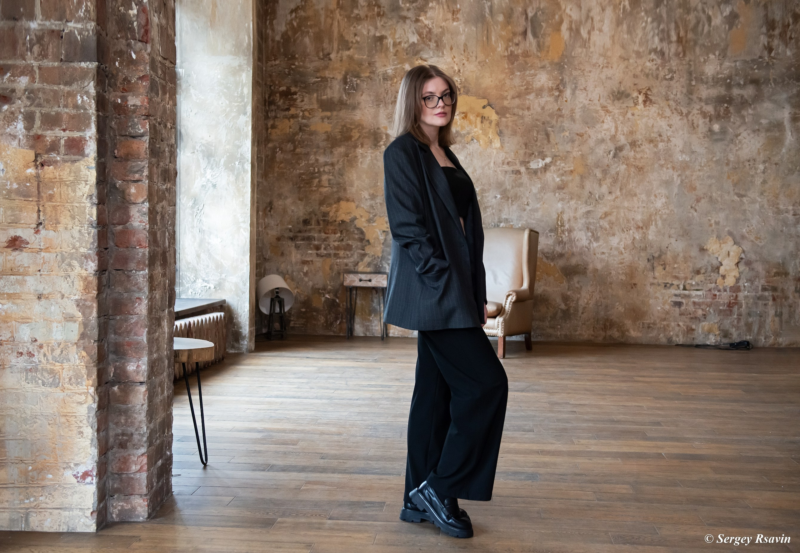 В интерьерной студии. Фотограф в Москве Сергей Рсавин