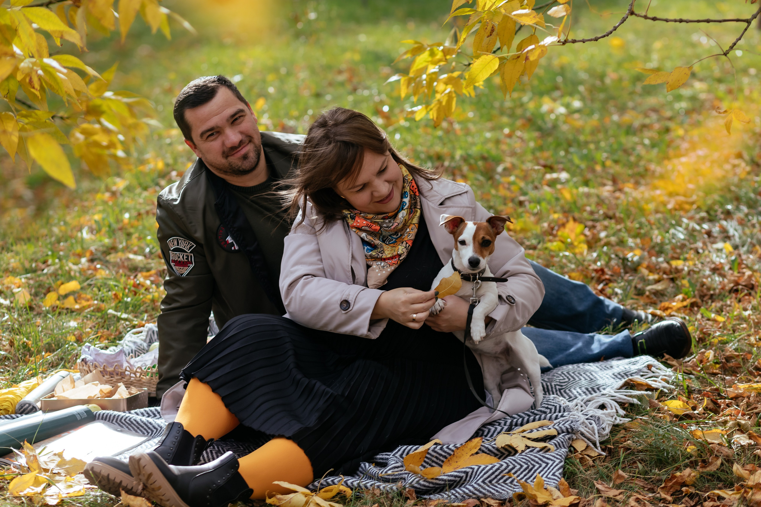 Осенний пикник. Семейный фотограф в Минске Приболовец Светлана