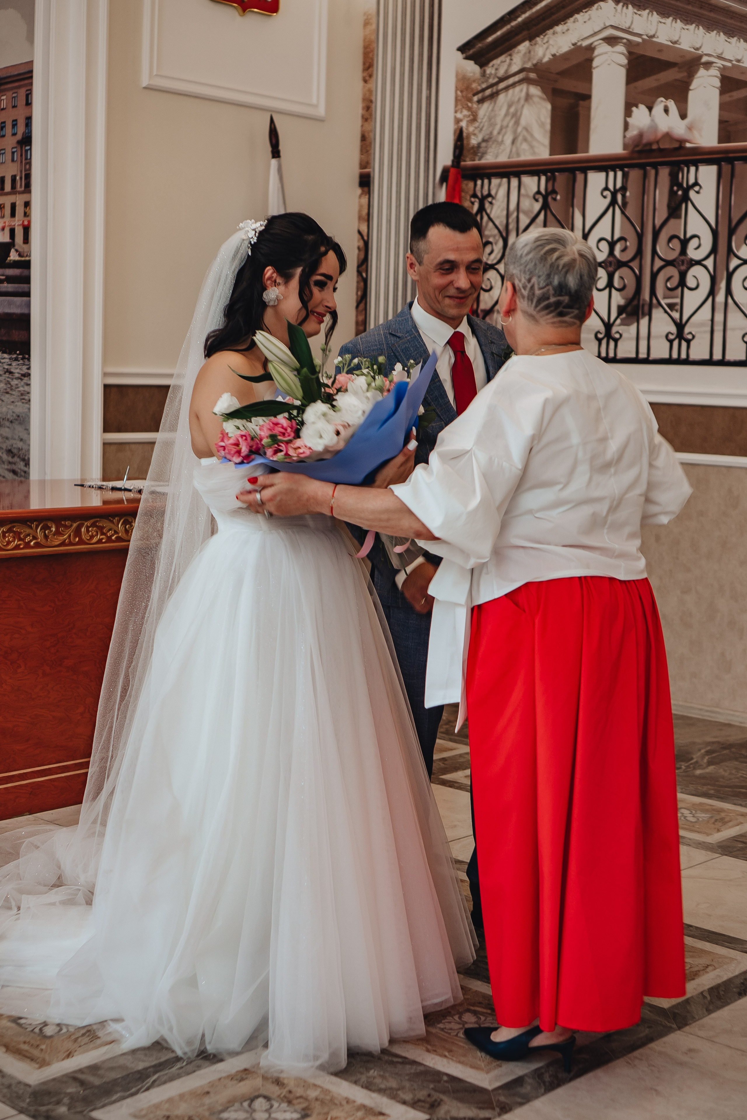 СВАДЕБНАЯ СЬЕМКА В ЗАГСЕ НА МОСКОВСКОМ ПРОСПЕКТЕ. Профессиональный фотограф, Санкт-Петербург — Виктория Богомолова