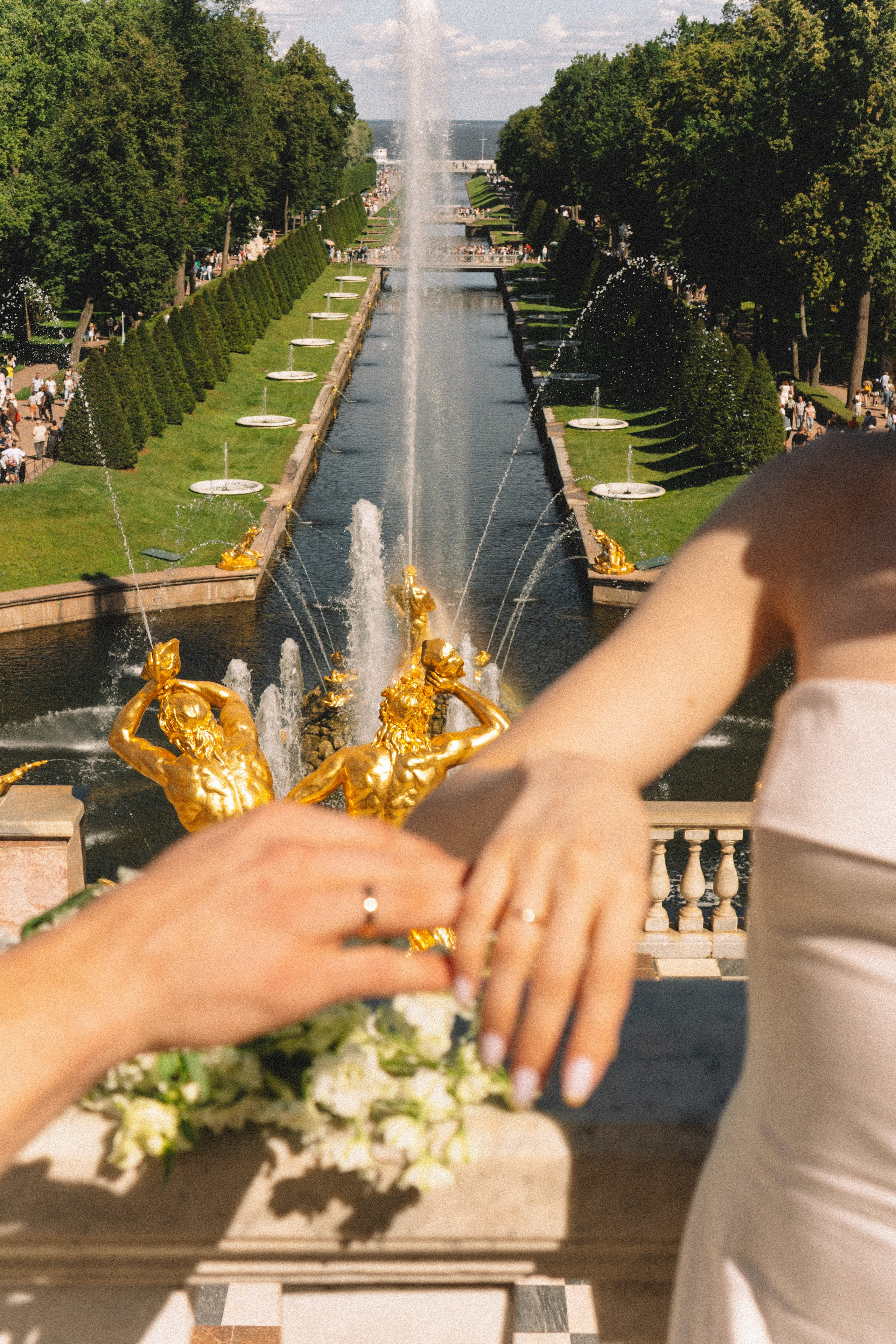 СВАДЕБНАЯ СЬЕМКА В ПЕТЕРГОФЕ И СЬЕМКА РЕПОРТАЖА В ЗАГСЕ ПЕТЕРГОФА. Профессиональный фотограф, Санкт-Петербург — Виктория Богомолова