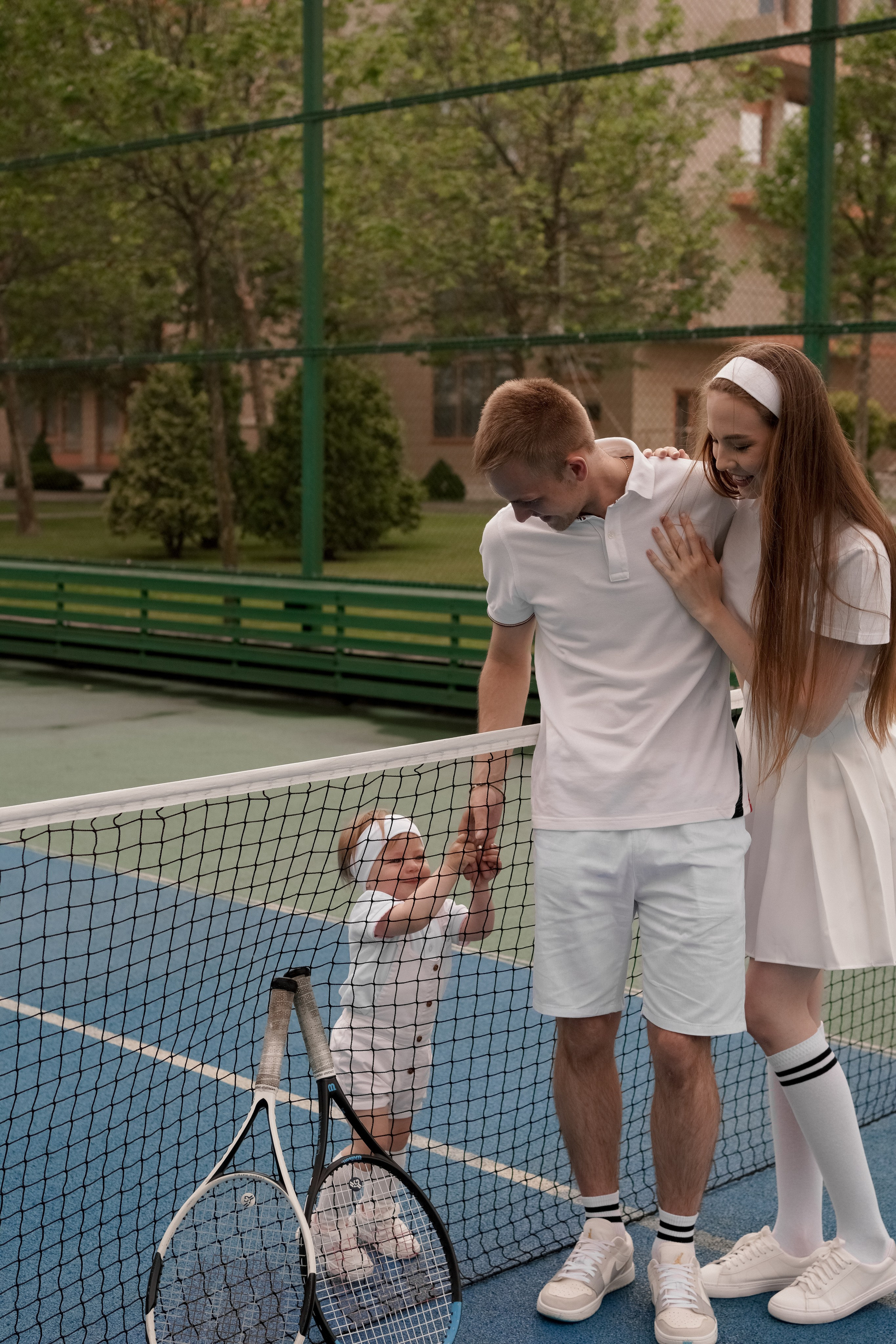 Теннис с семьей. Свадебный и семейный фотограф Афанасьева Анна в Кисловодске
