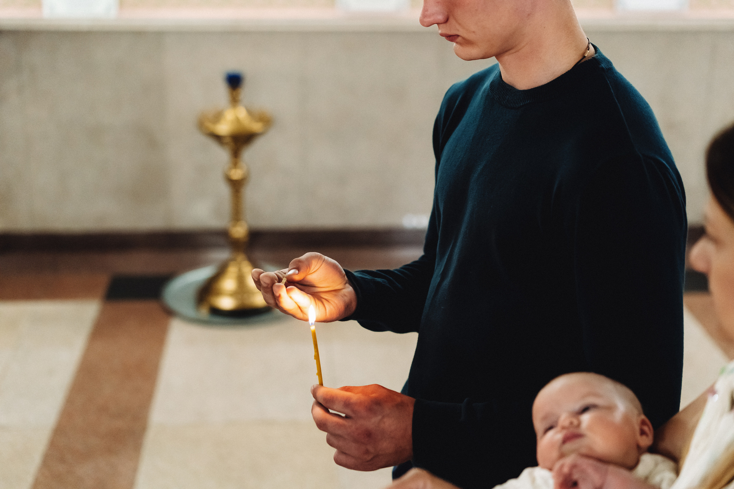 Крещение. Семейный и контент фотограф в Красноярске Власова Екатерина